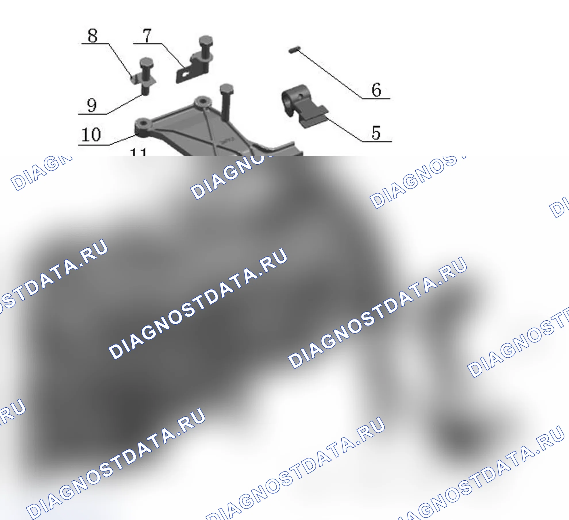 Схема расположения узла трансмиссии — Great Wall King-Kong-Cannon. Great-Wall King Kong Cannon I