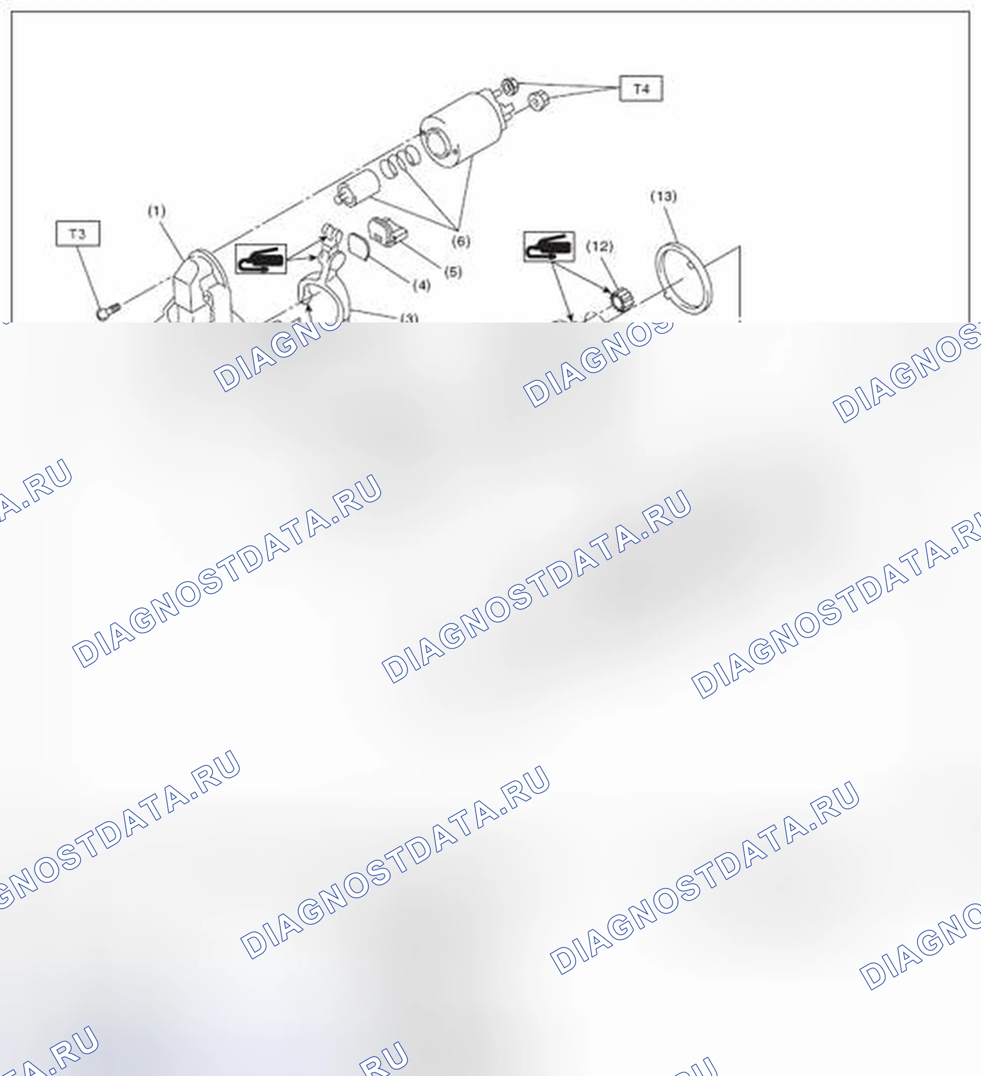 Рис. 3: СТАРТЕР. Subaru Impreza GK