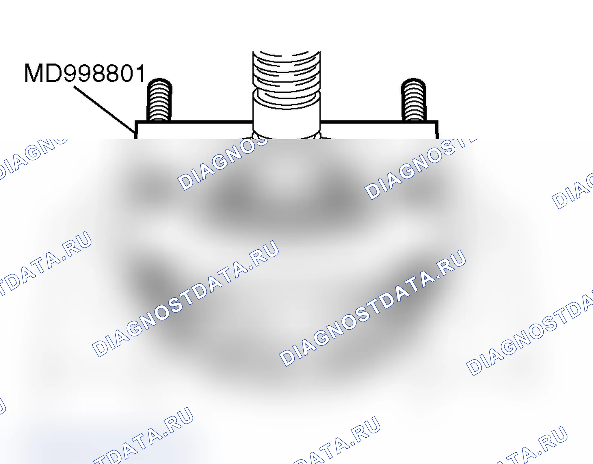 Рис. 740: <<B>> ДЕМОНТАЖ КОНИЧЕСКОГО РОЛИКОПОДШИПНИКА. Mitsubishi Lancer Ralliart IX рестайлинг