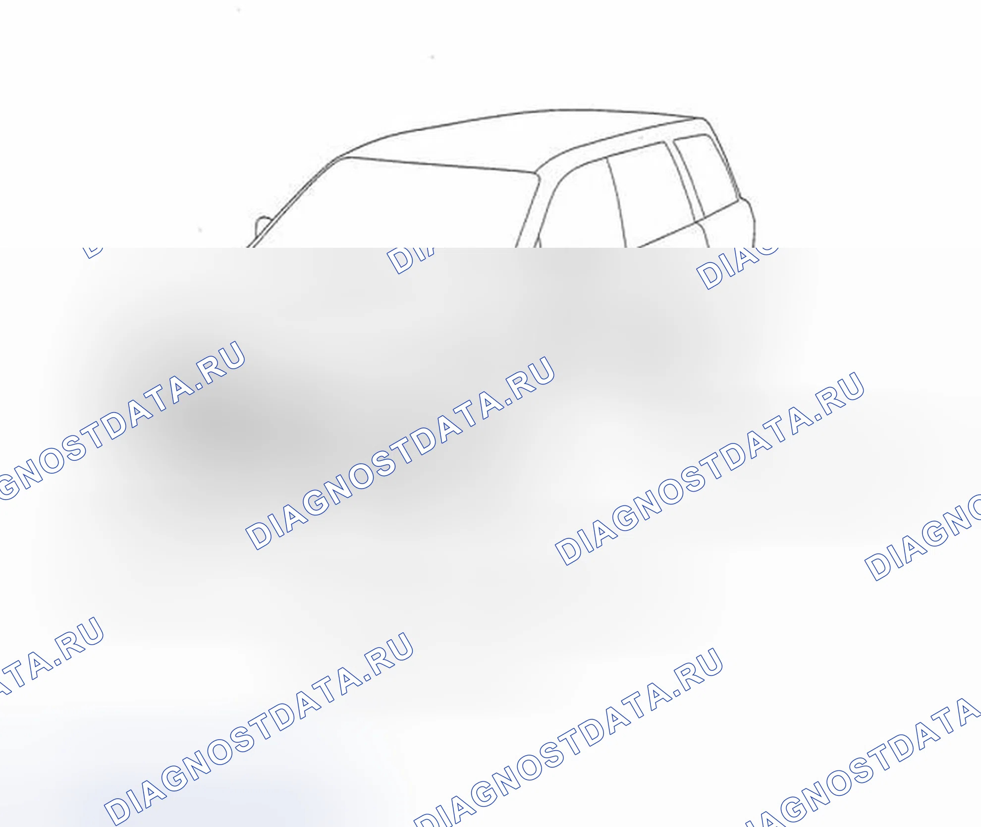 Рис. 2: Индекс расположения компонентов. Honda Pilot I рестайлинг
