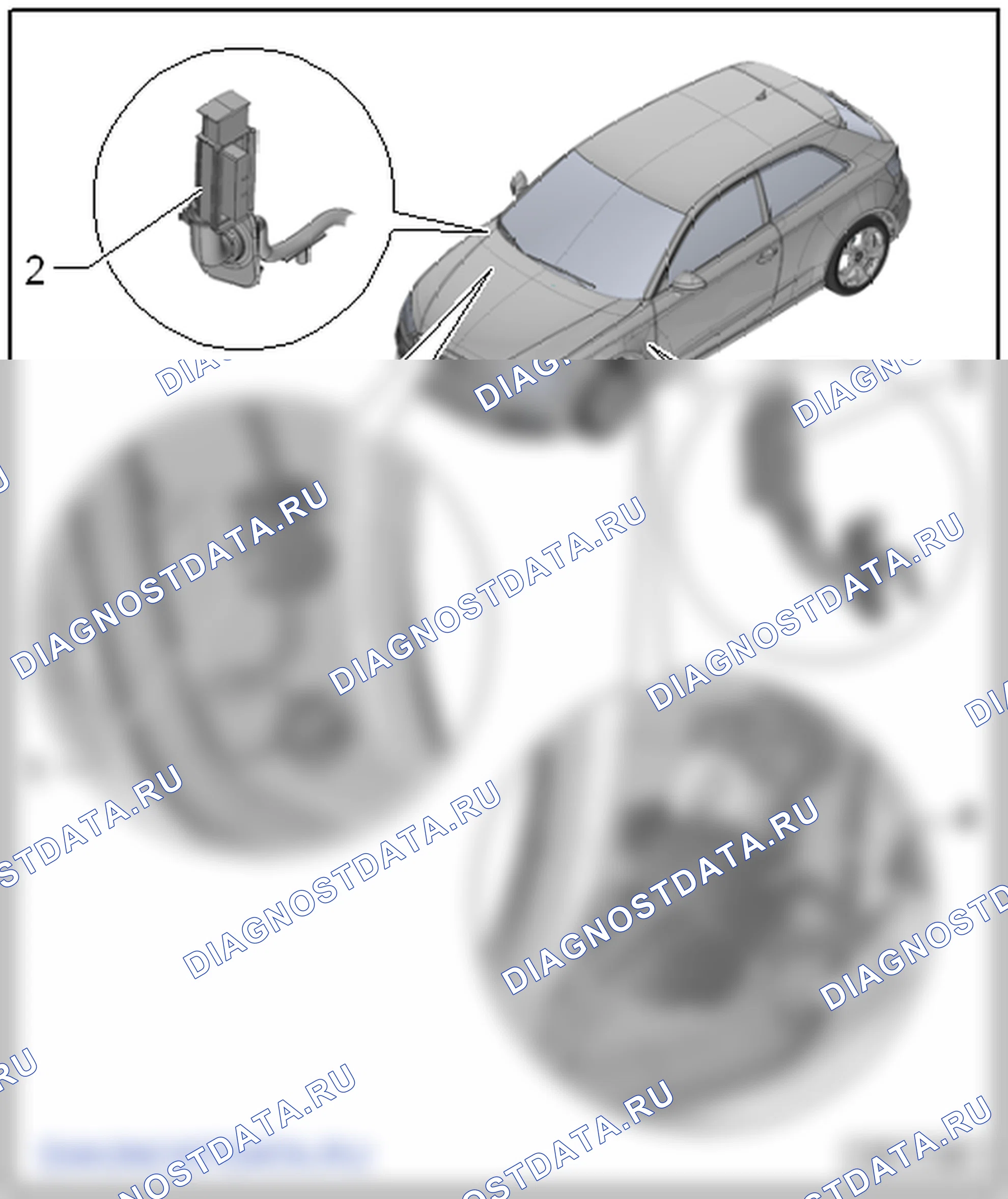 Разъемы. Audi A3 8V