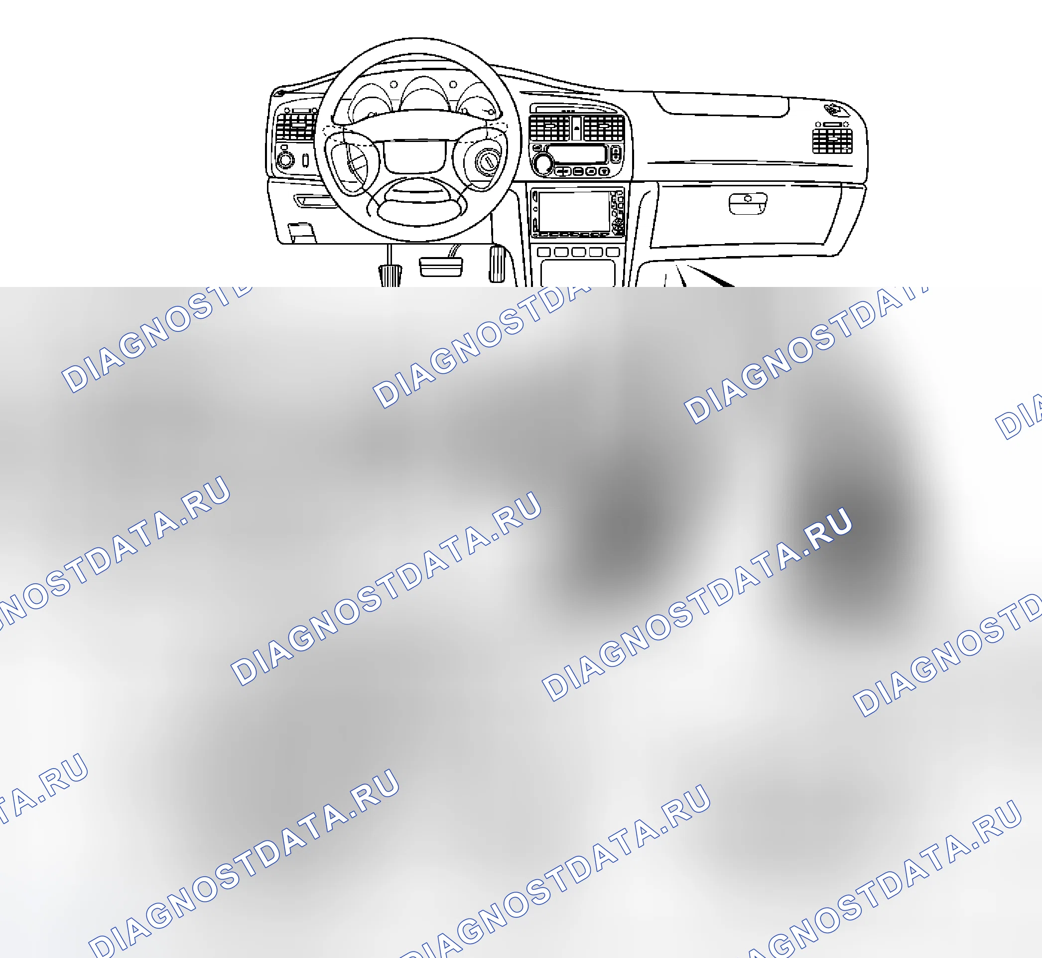 Рис. 6: Виды компонентов ОВК. Chevrolet Epica pre-I