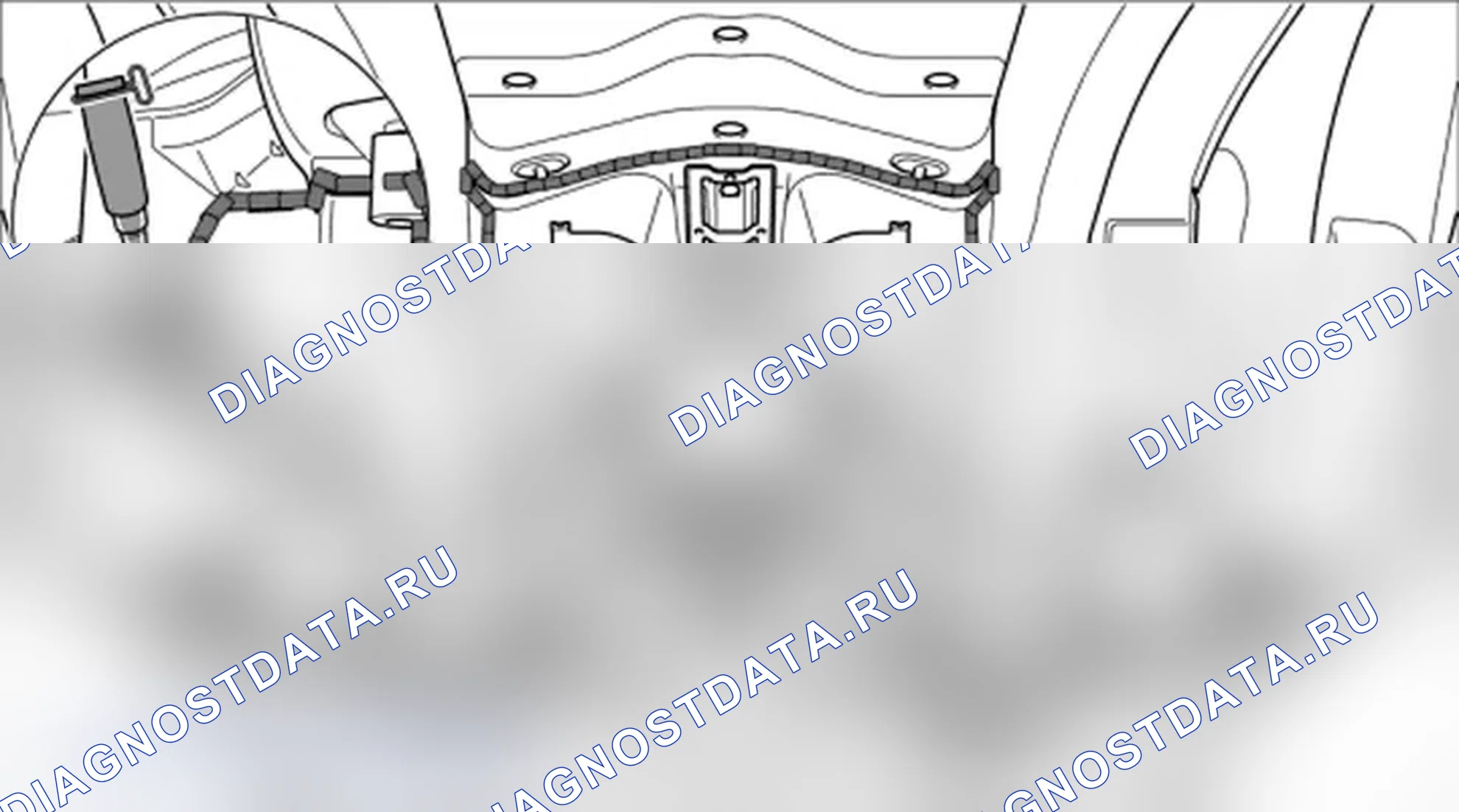 Рис. 718: Нижняя часть заднего конца. Porsche 911 GT3 997