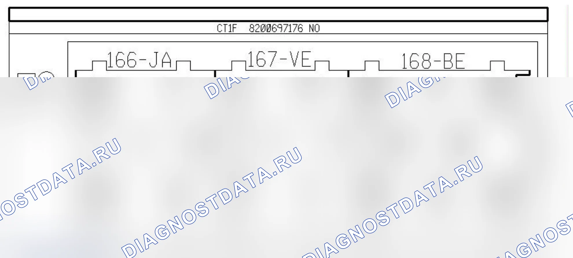 Распиновка разъёма 261 — Автомагнитола. Renault Kangoo II-BeBop