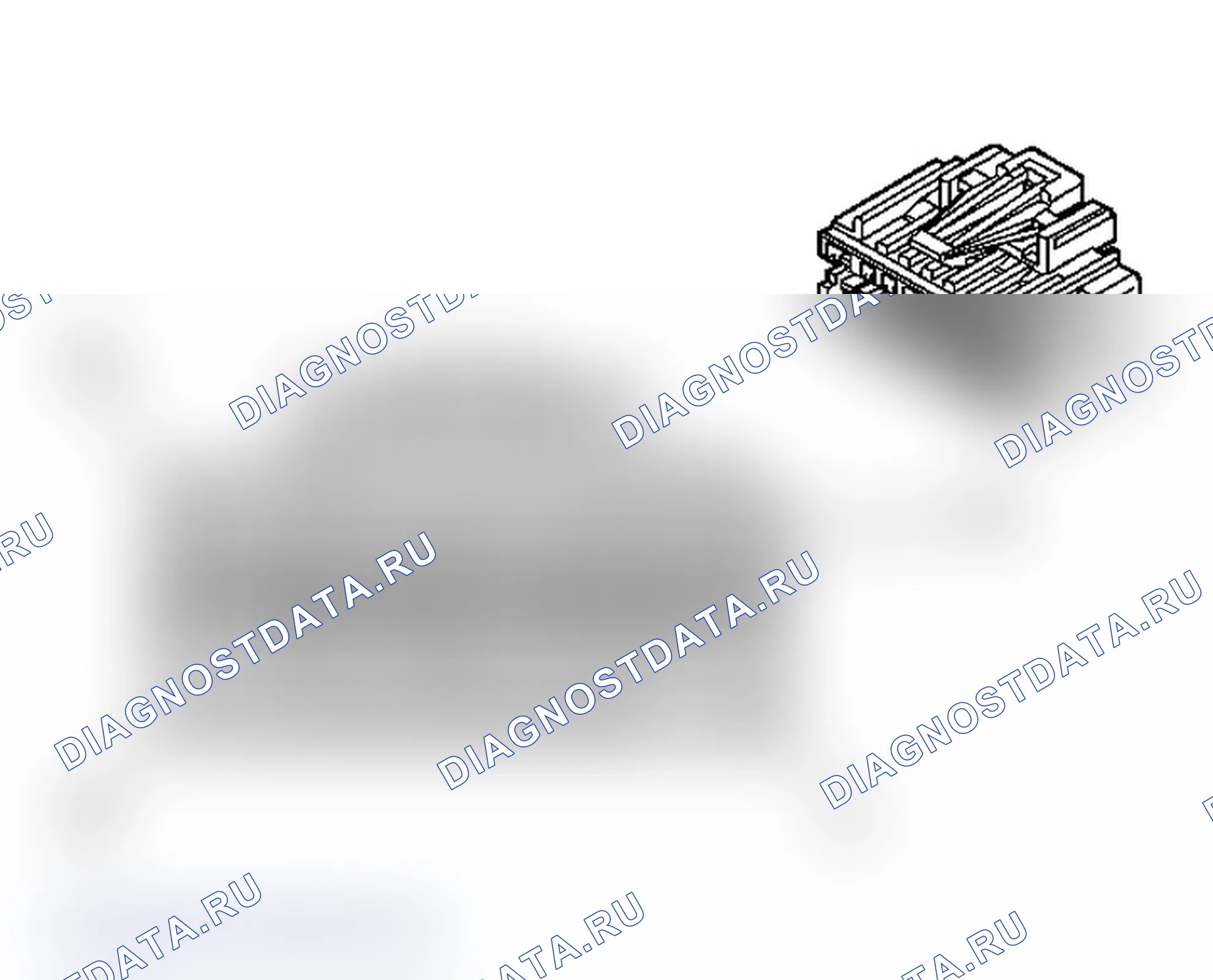 Рис. 37: X700 страховочной привязи к левой задней двери (кабина экипажа). Chevrolet Silverado 2500 HD 