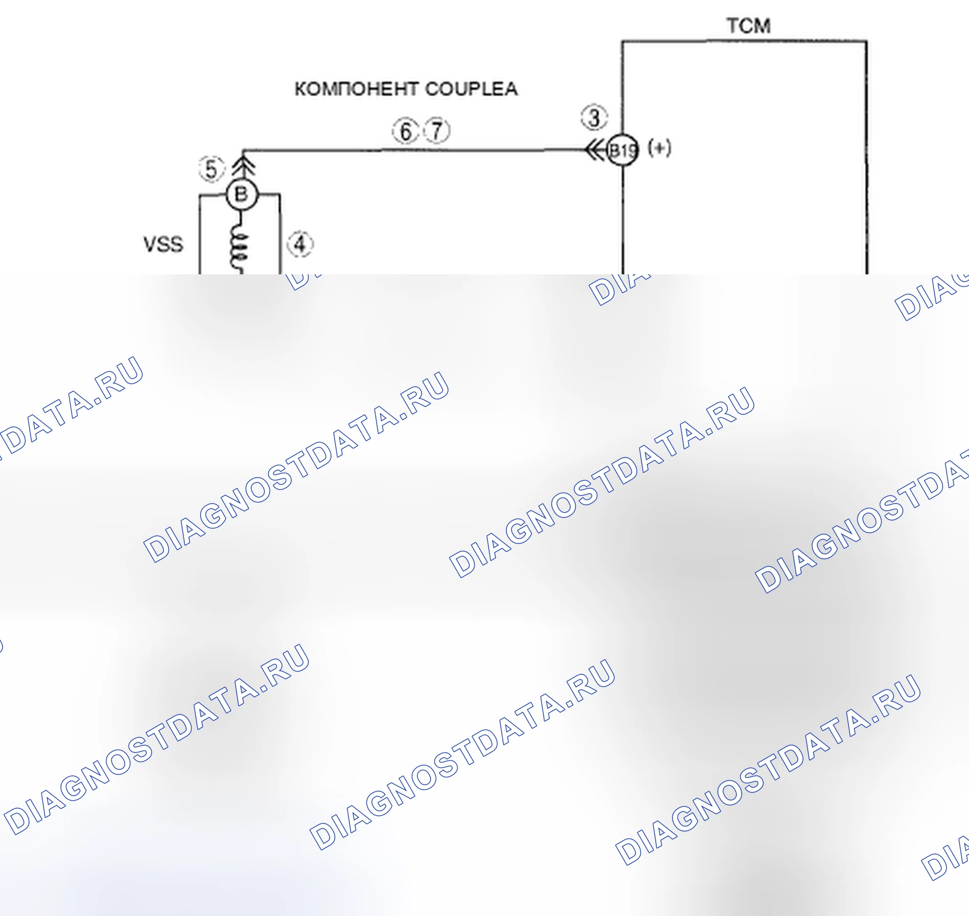 Рис. 455: расшифровка кода ошибки P0722 [хтагх1, хтегх2] AW6A-EL AW6AX-EL. Mazda CX-9 I