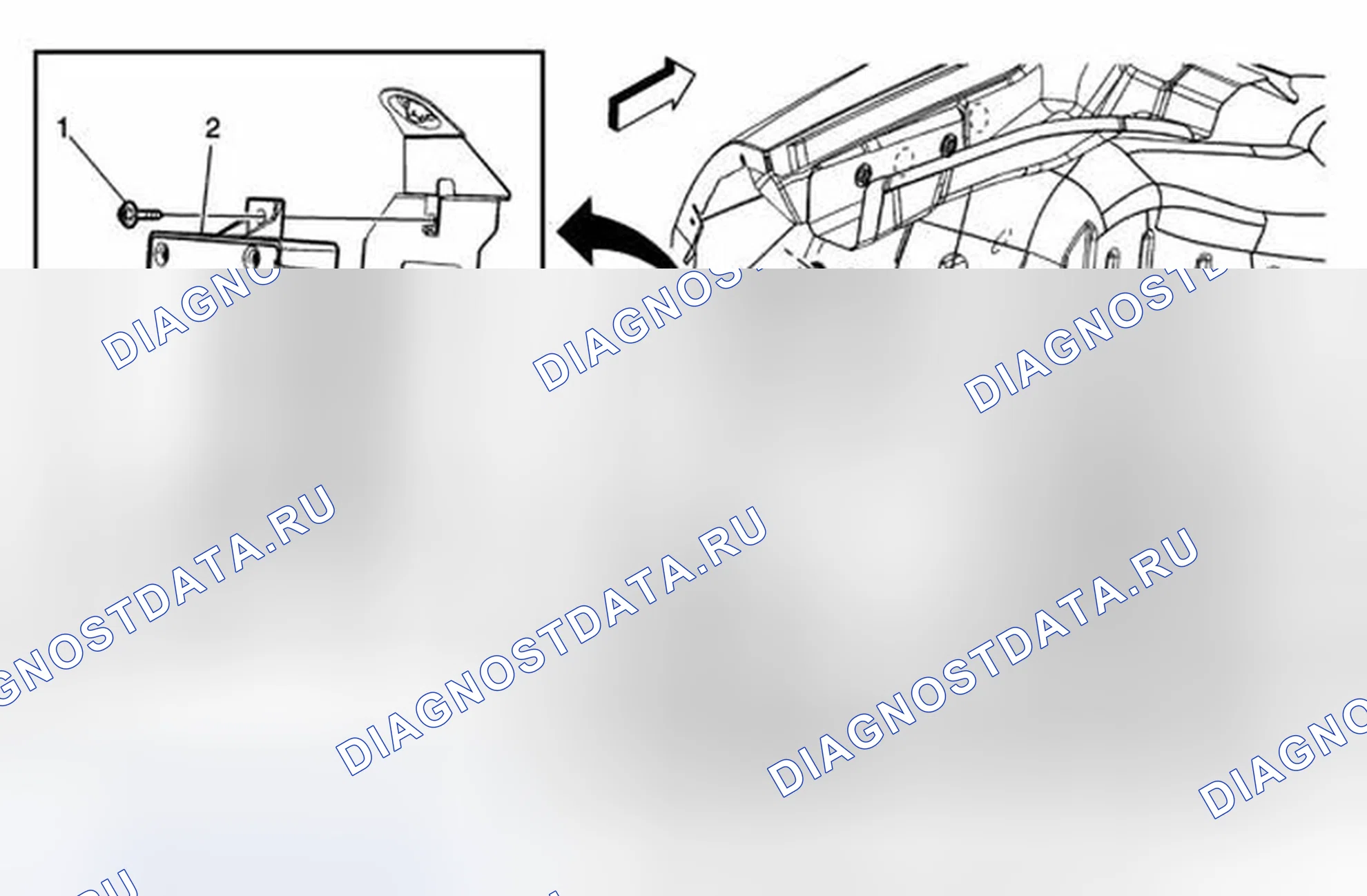 Рис. 18: Замена модуля интерфейса связи. Chevrolet Impala IX