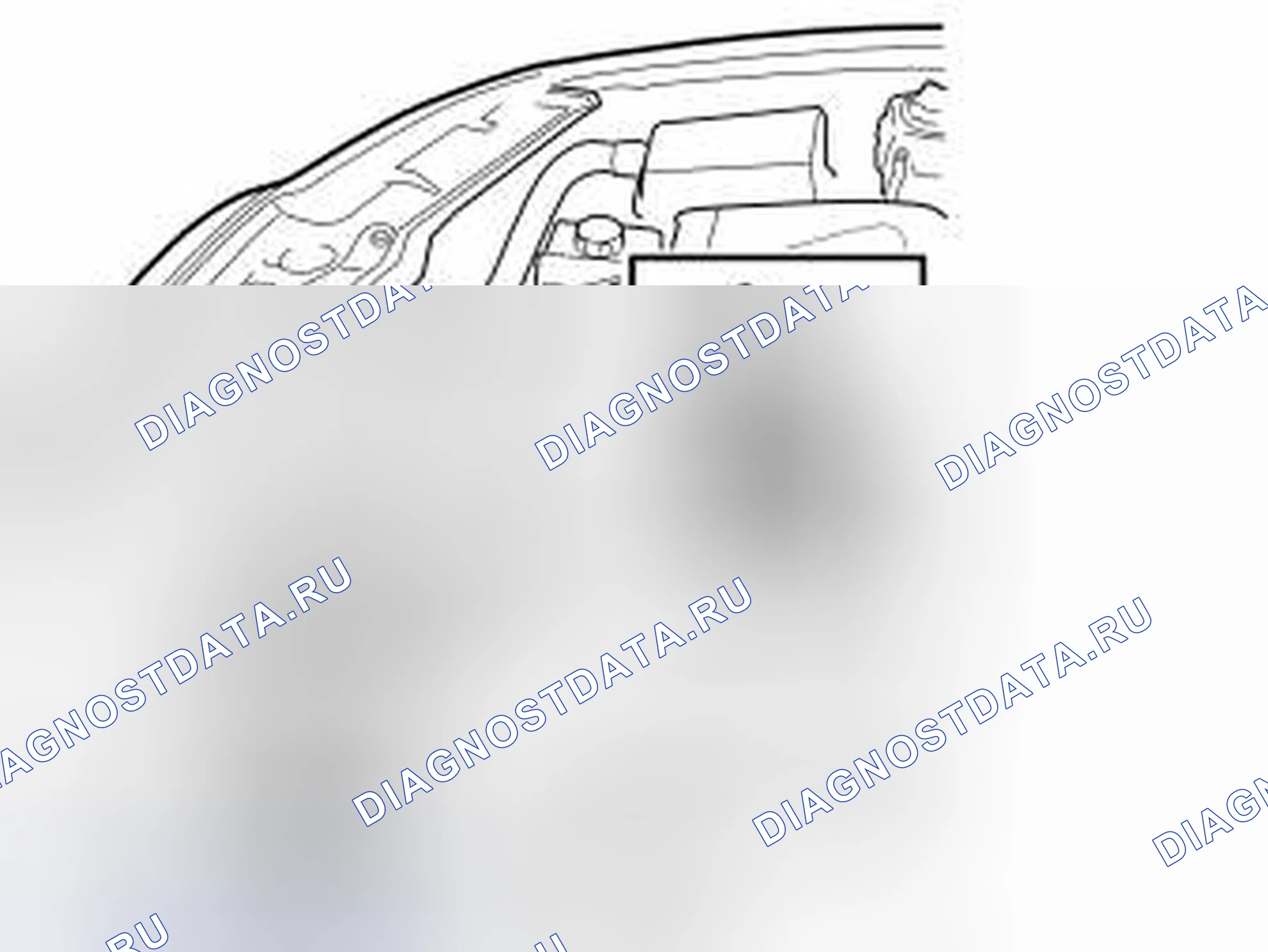 Рис. 44: Снятие кожуха вентилятора. Volvo V70 II рестайлинг