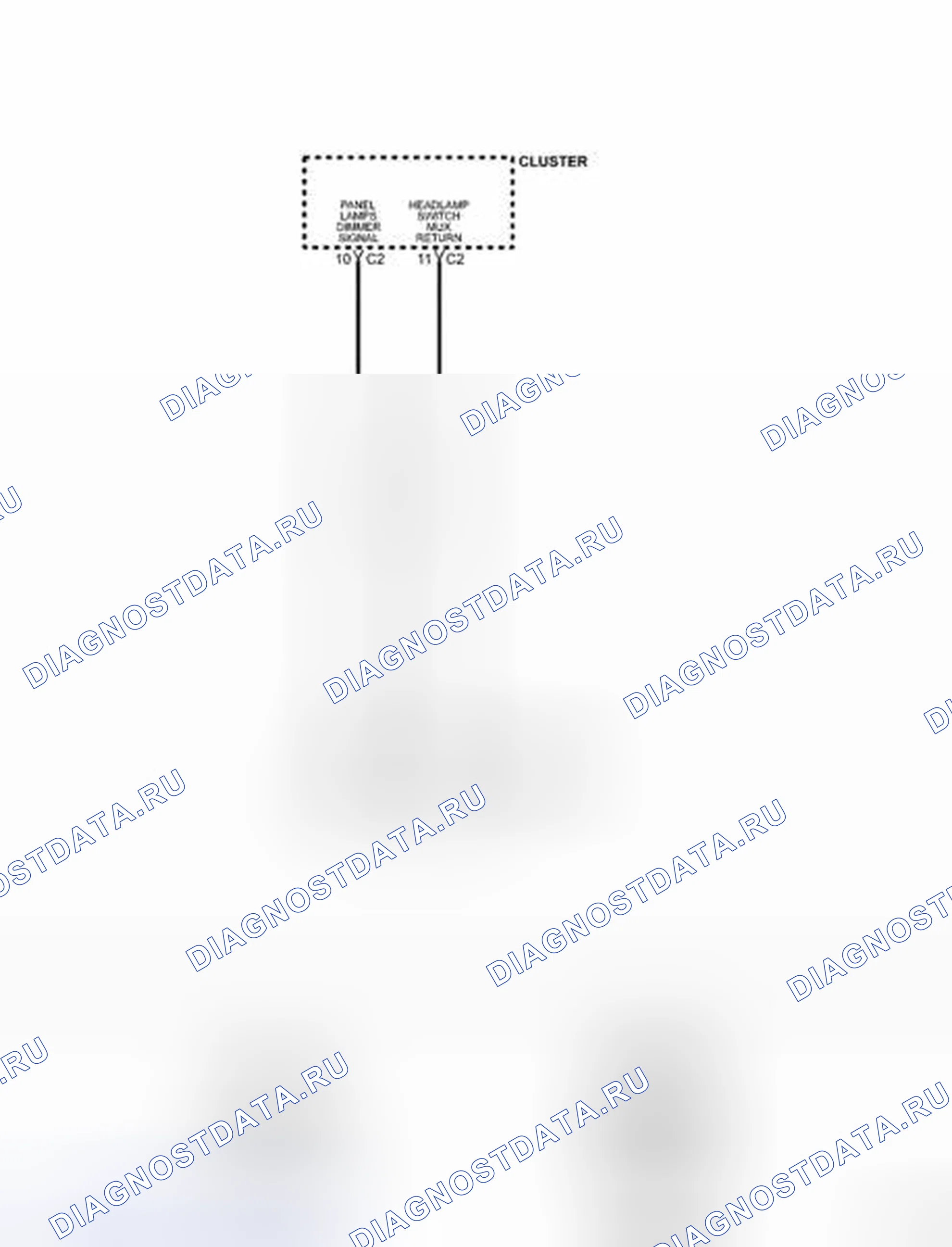 Рис. 616: Принципиальная схема. Chrysler Town & Country V