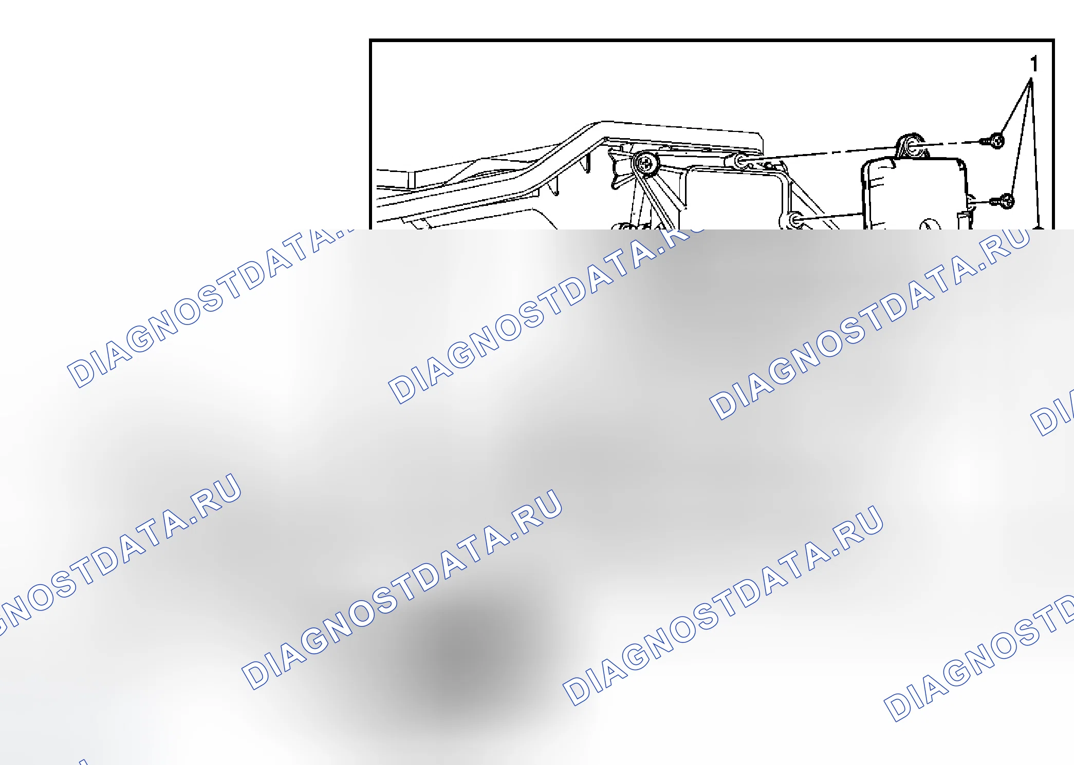 Рис. 25: Замена привода режима (правый привод). Hummer H3 I