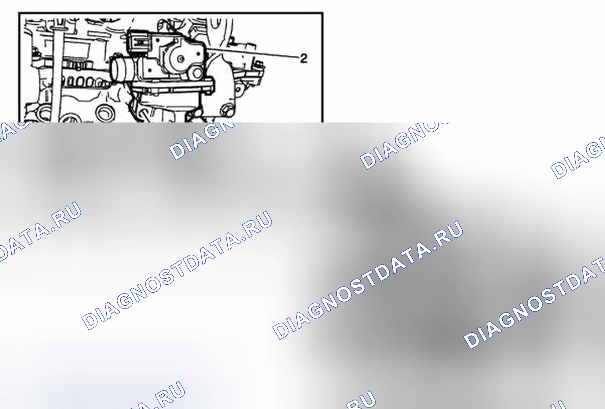 Рис. 95: Замена байпасного клапана впрыска вторичного воздуха - блок 2. Cadillac ATS I