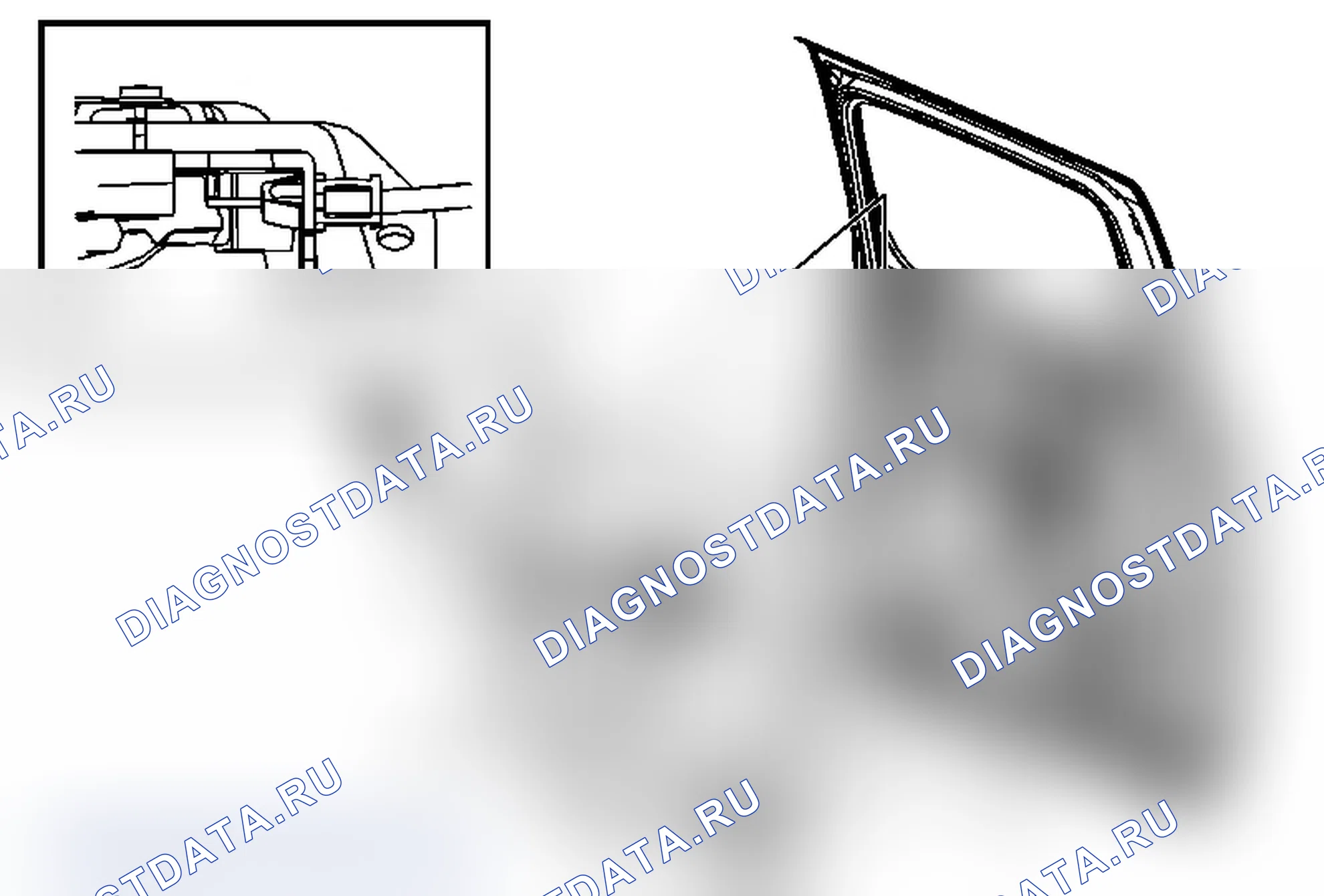 Рис. 63: Замена обивка задней стороны двери (YE9). Chevrolet Silverado 2500 HD 