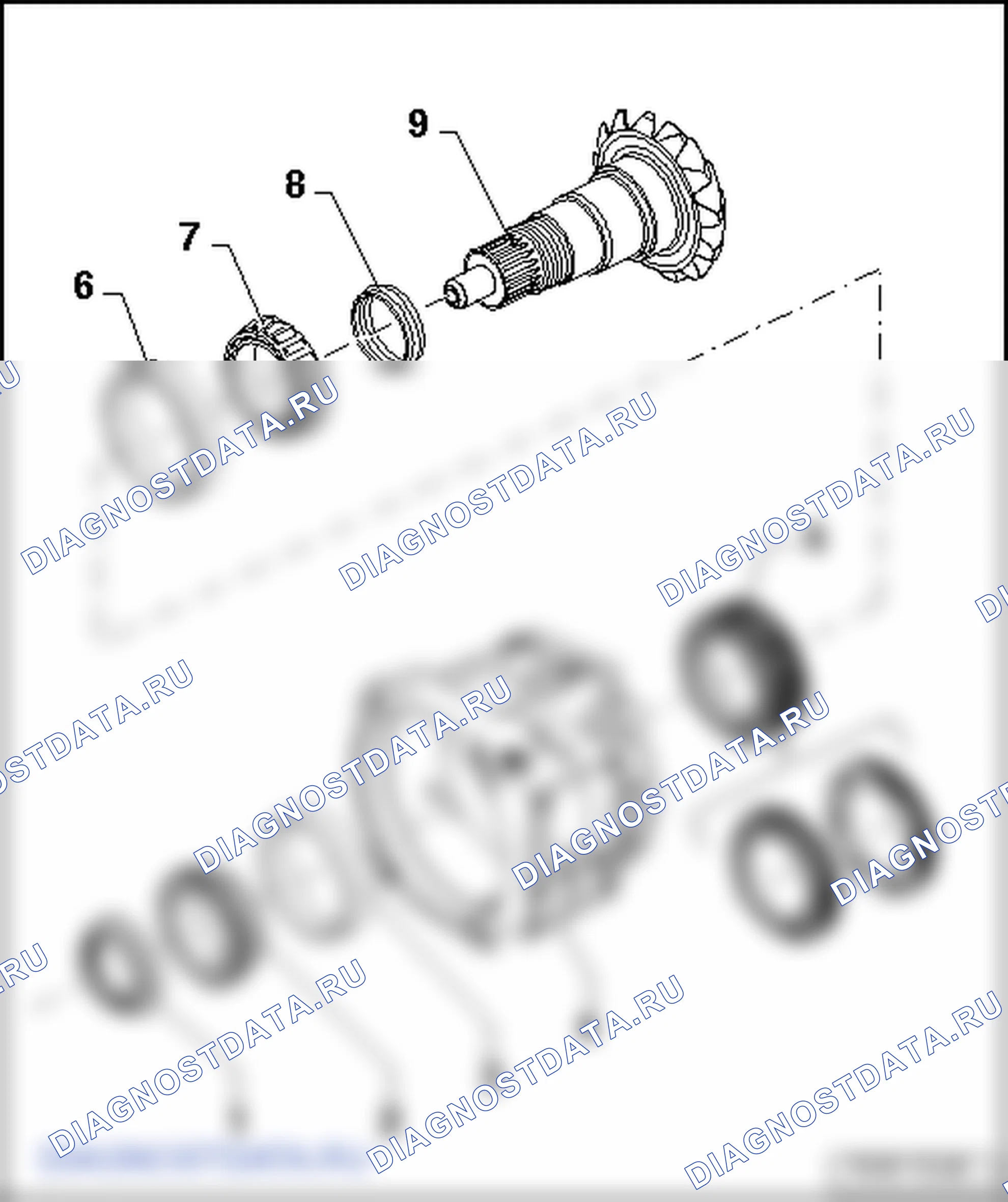Repairing shaft bevel передача Подшипник (6-скорость ручной gearbox 02N, four-wheel привод) (исполнение 2). SEAT Alhambra I