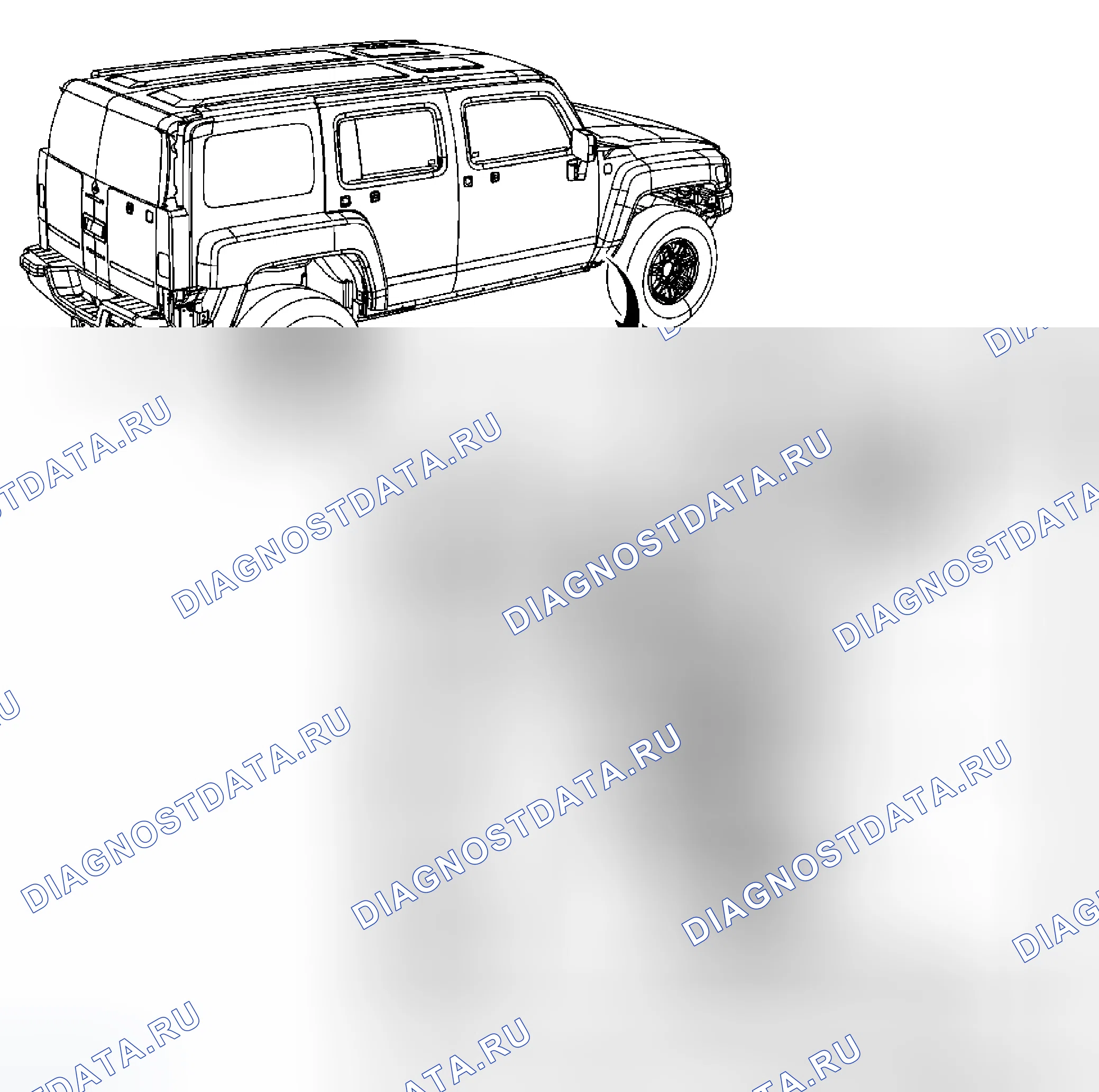 Рис. 6: Виды компонентов передачи данных. Hummer H3 I