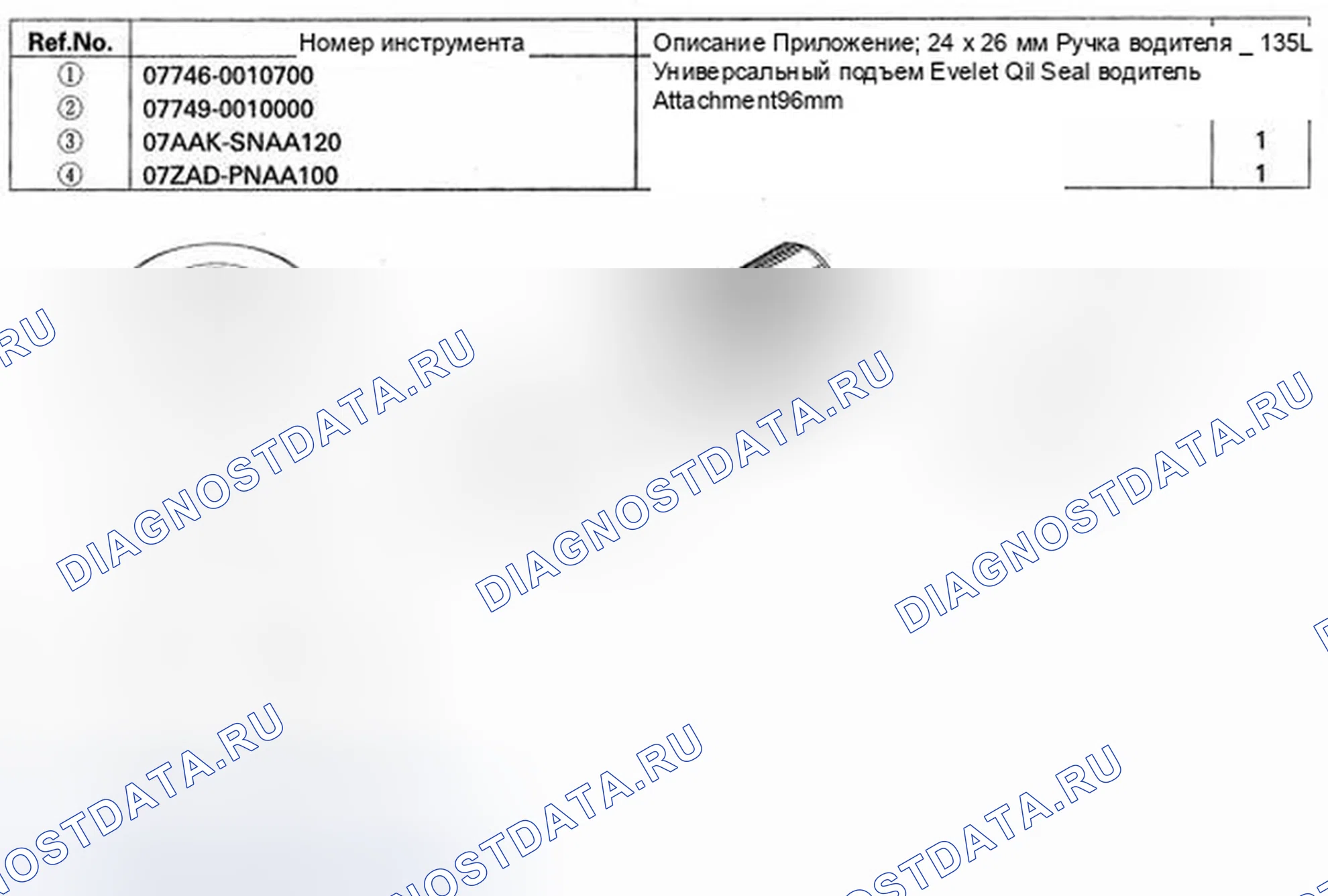 Рис. 195: Специальные инструменты. Honda Element YH2 рестайлинг