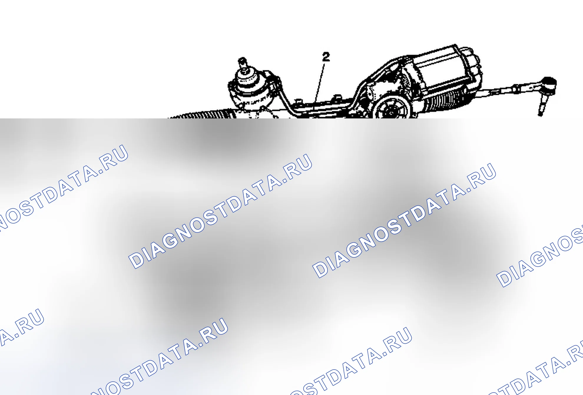 Рис. 7: Замена рулевого механизма (2.4L). Chevrolet Equinox II