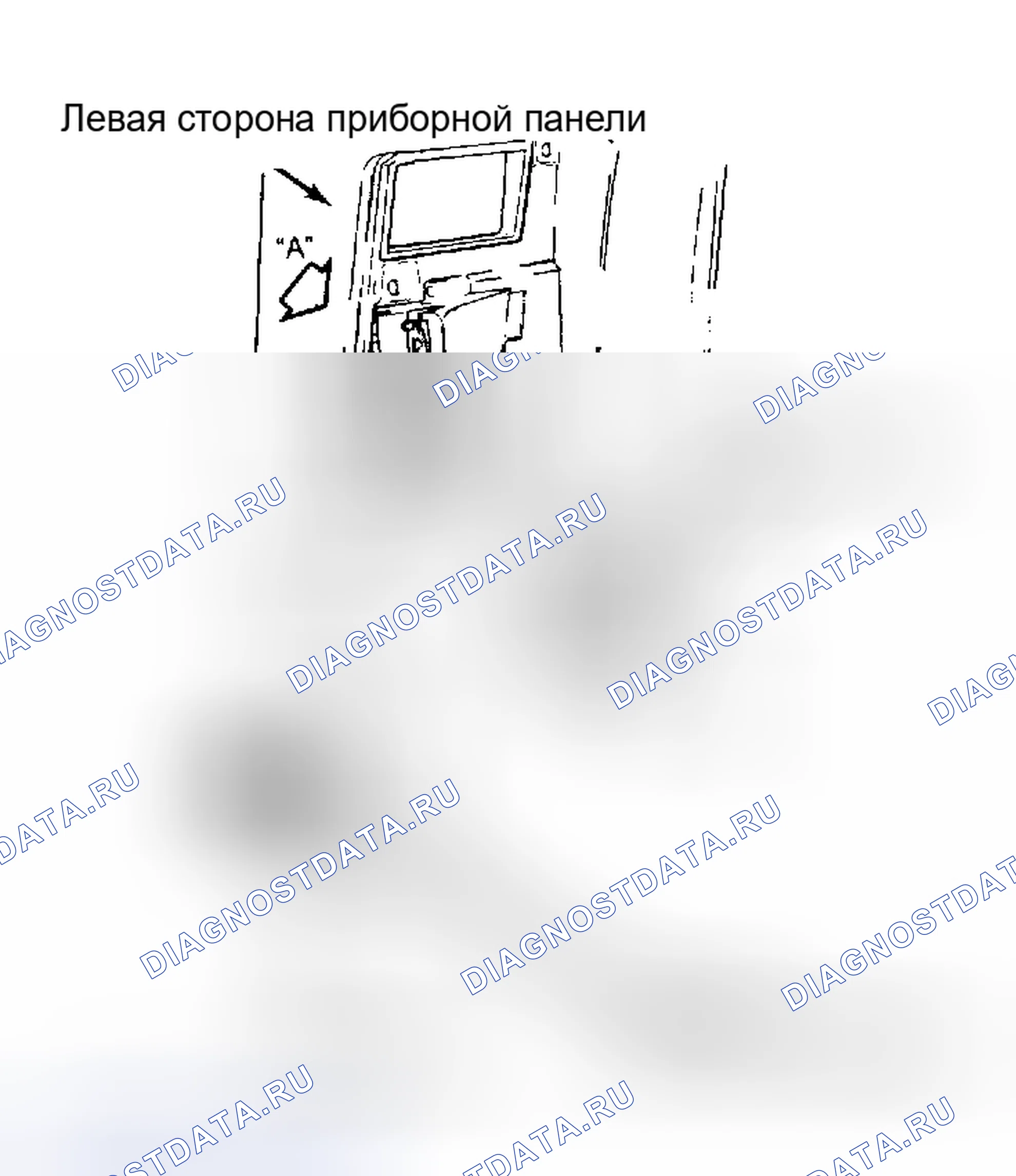 Рис. 5: Типовой демонтаж переключателя фар. Oldsmobile Omega I