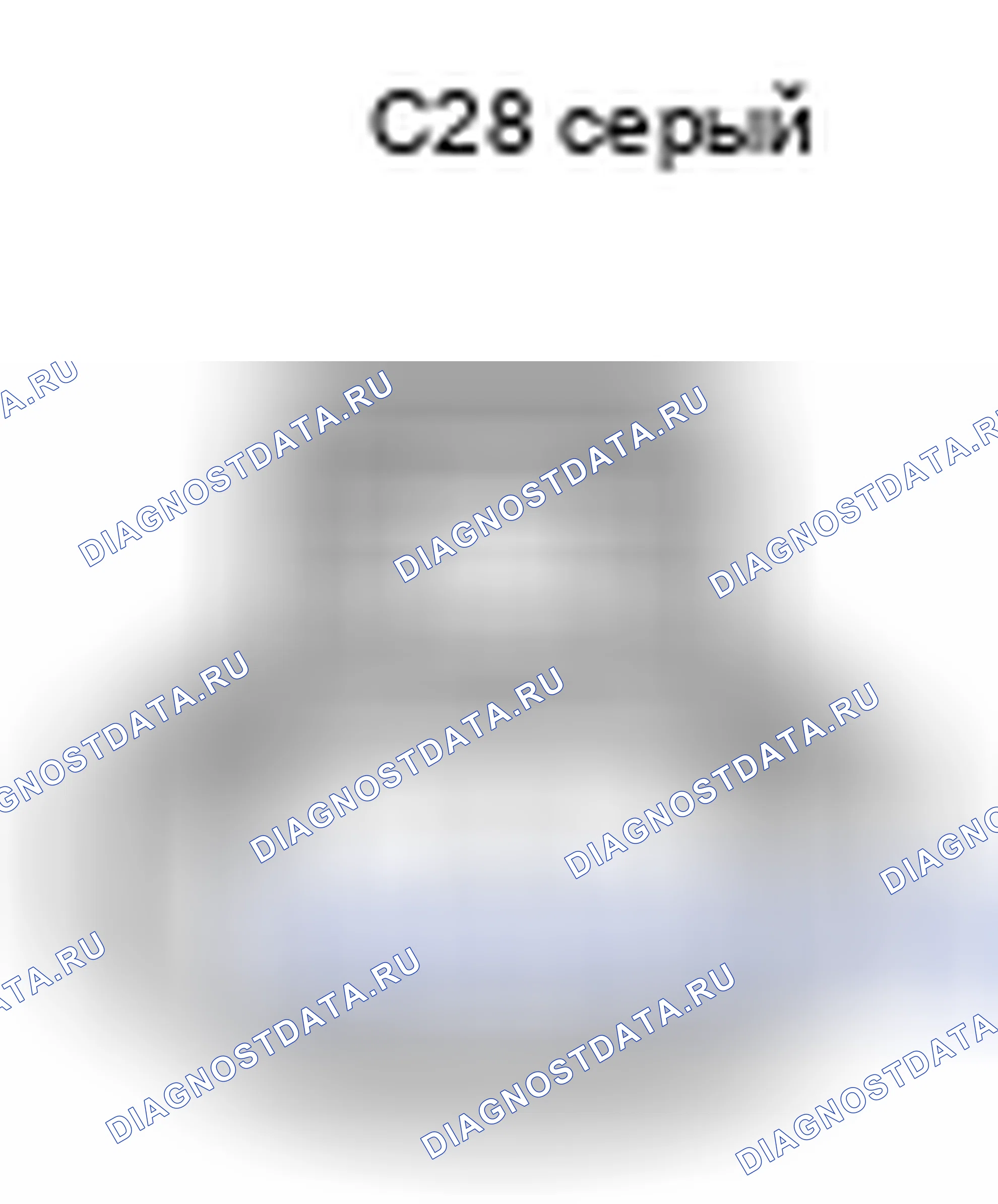 Рис. 1243: Вид с торца разъема Sw резервной лампы (C28). Toyota Camry XV40 рестайлинг