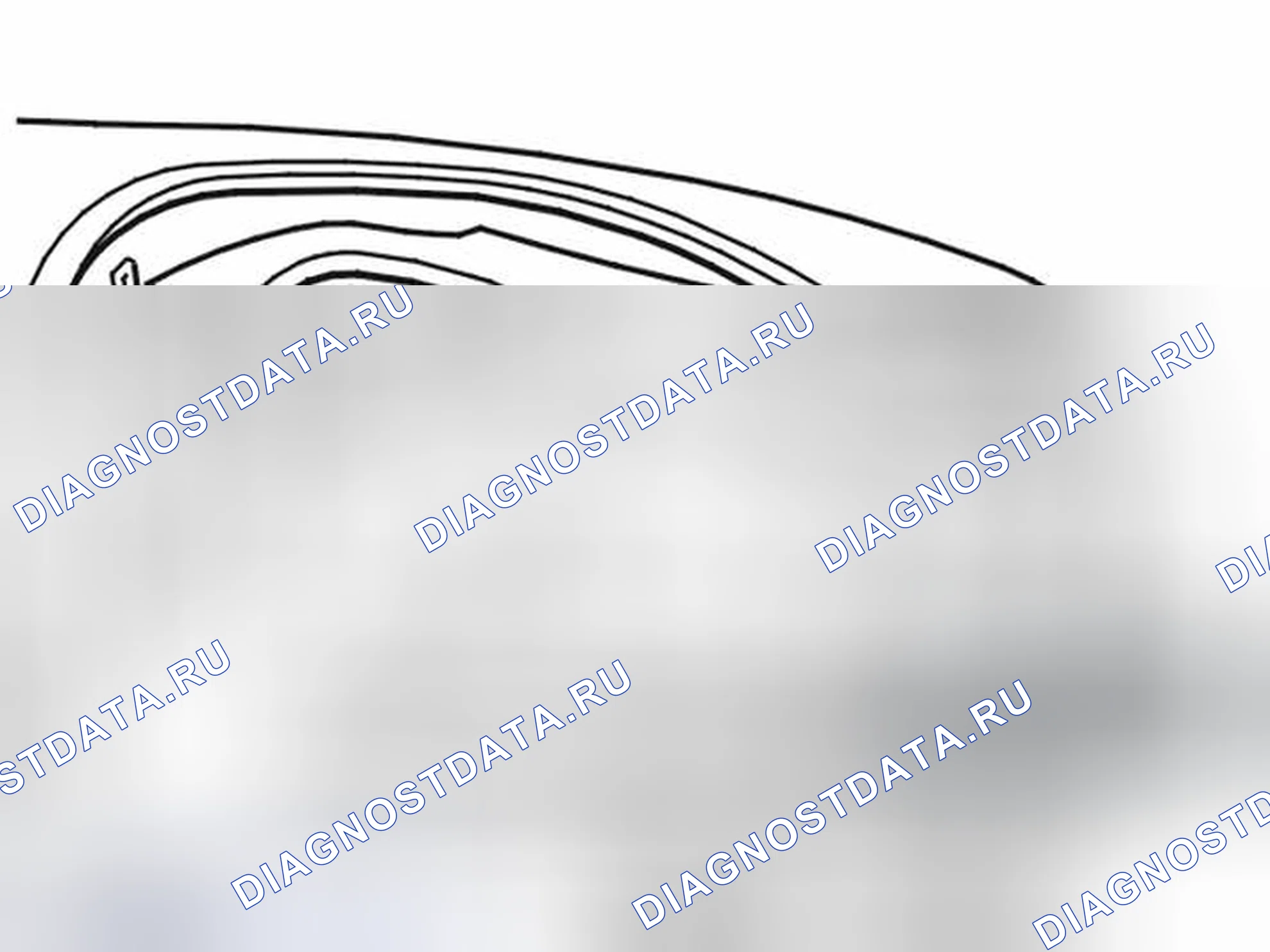 Рис. 94: Удаление переднего бокового элемента. Volvo V40 I рестайлинг