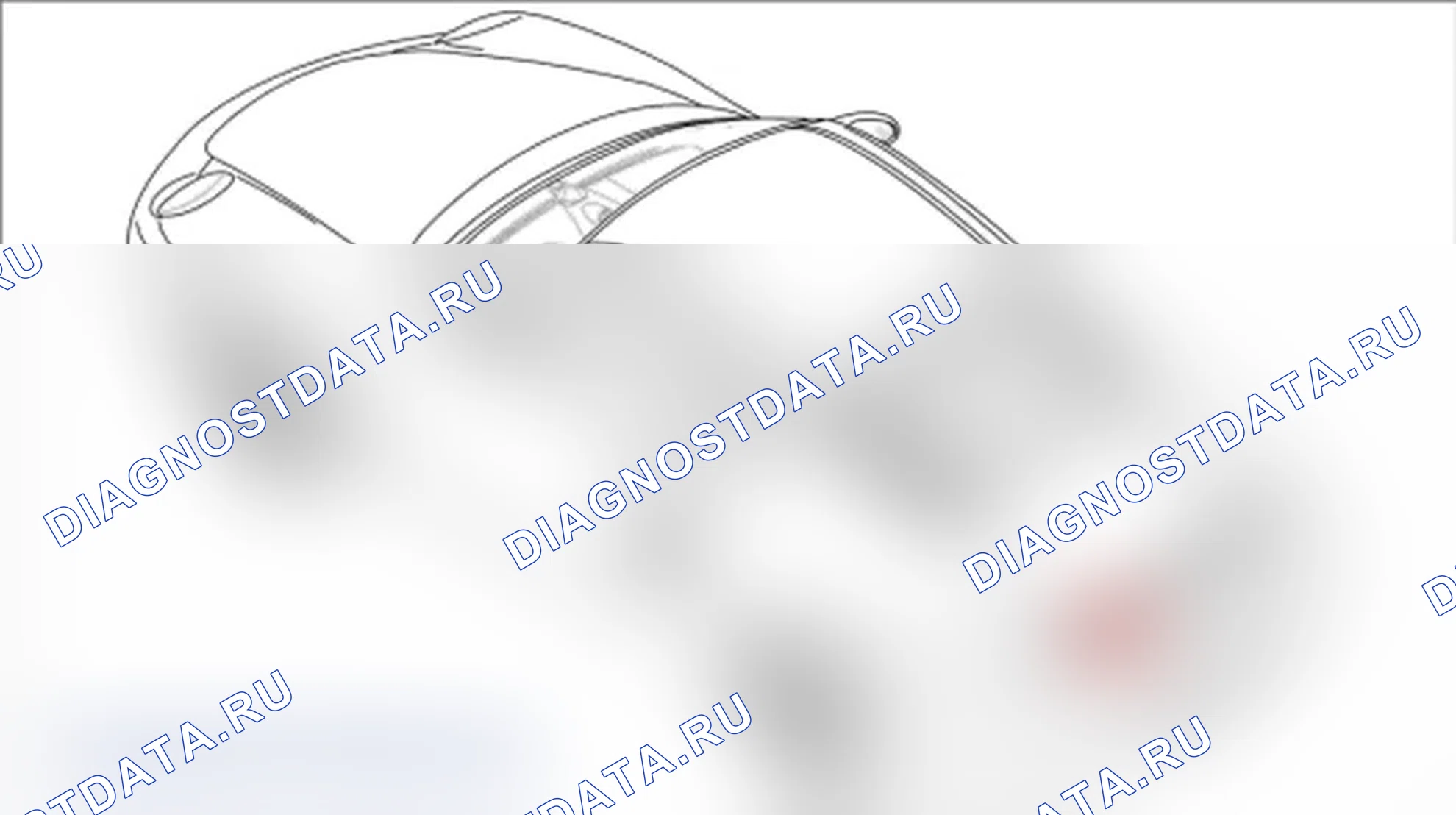 Рис. 196: Снятие верхней части заднего спойлера. Porsche Cayman S 987