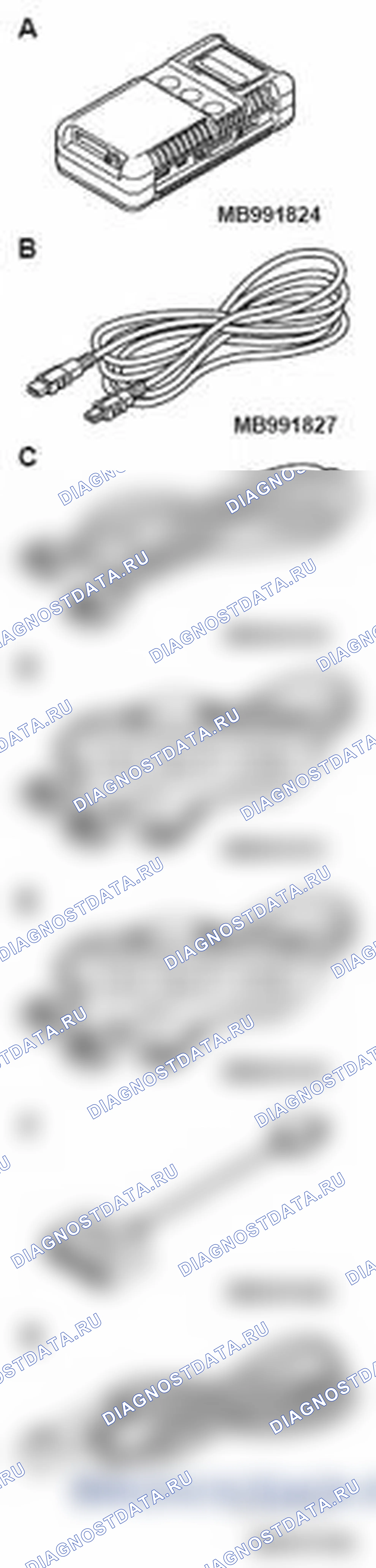 Рис. 150: СПЕЦИАЛЬНЫЙ ИНСТРУМЕНТ. Mitsubishi Lancer Ralliart X рестайлинг