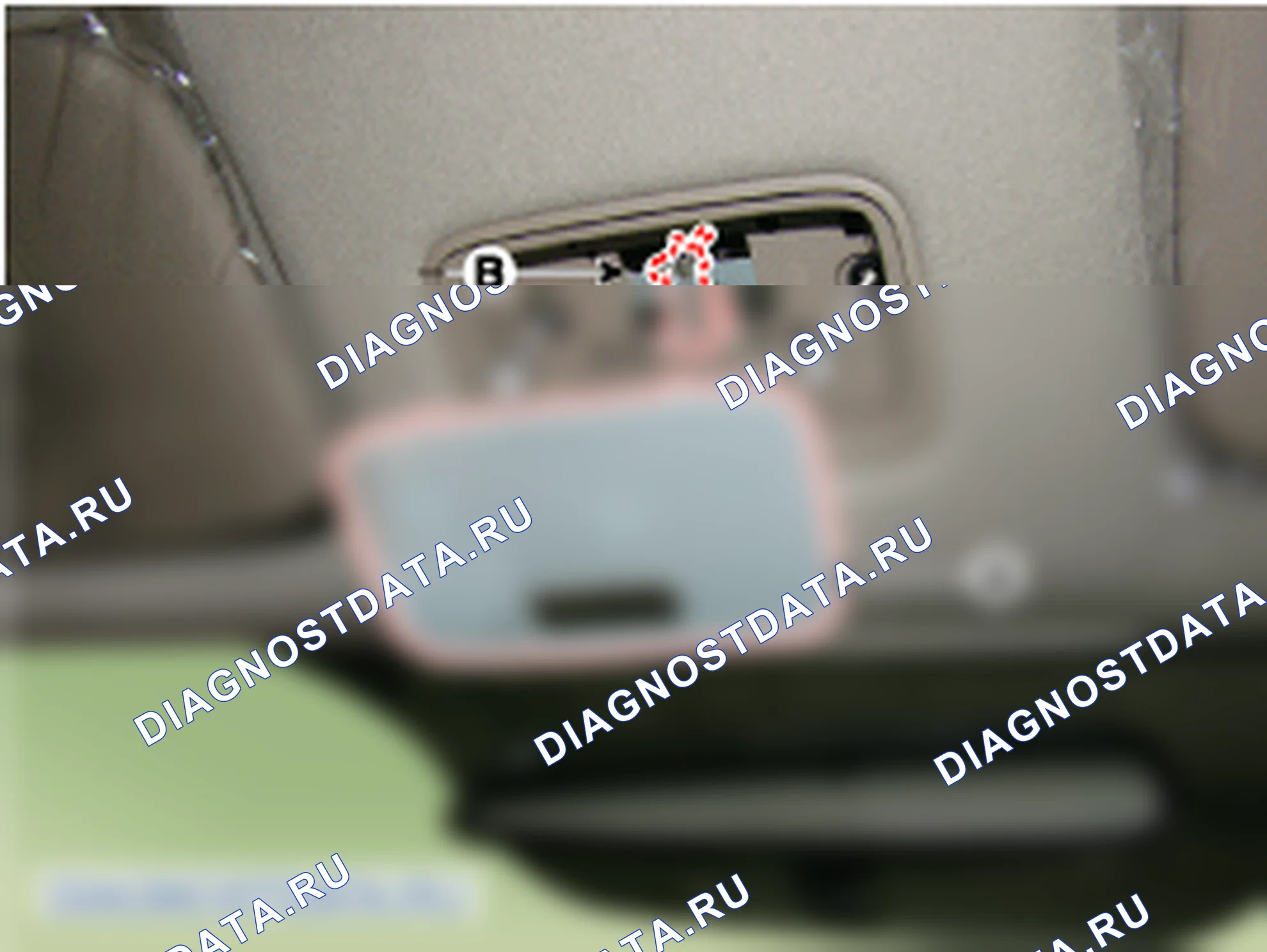 Снятие плафона освещения салона. Hyundai GRAND i10/Xcent BA