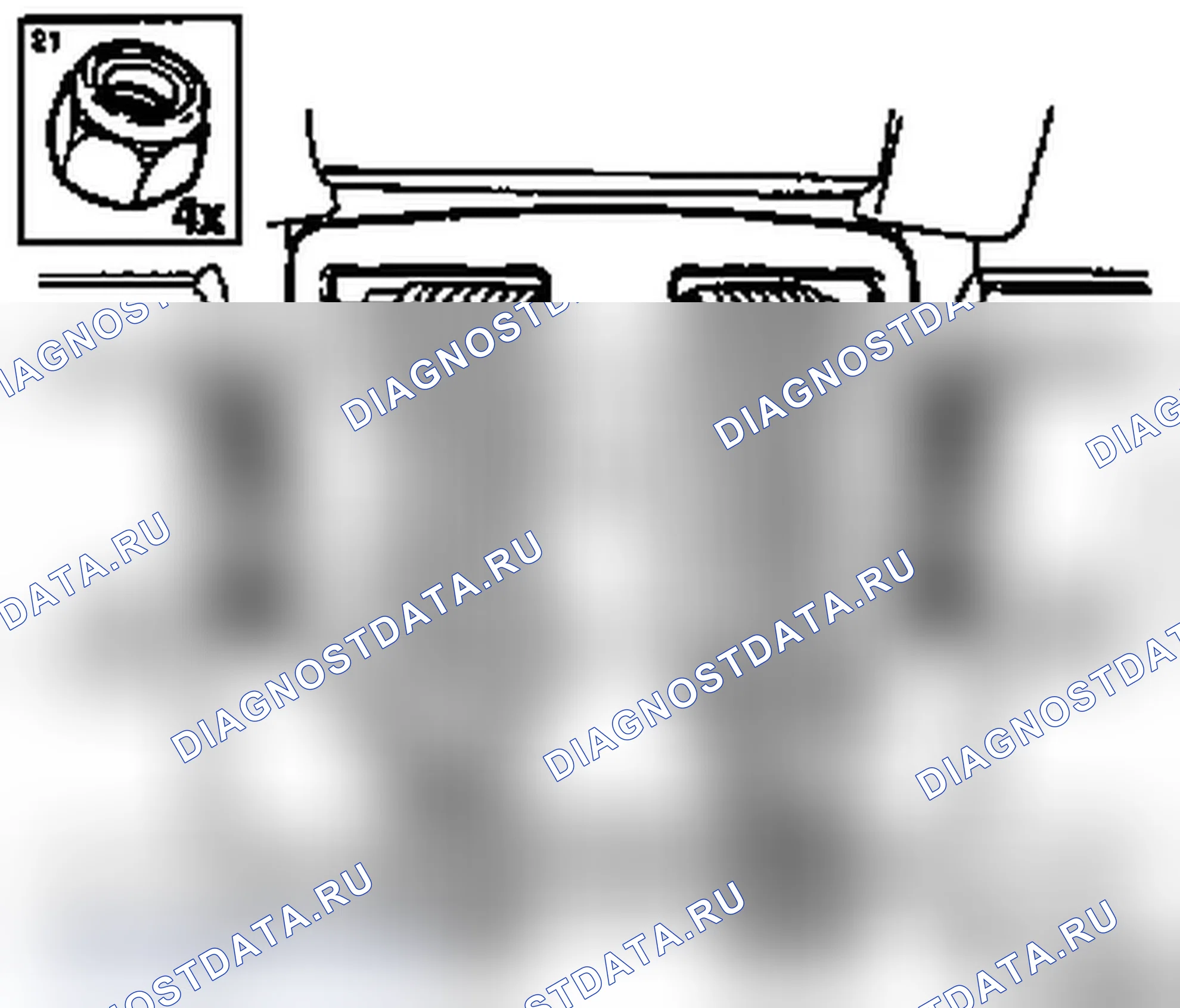 Демонтаж и установка ремня безопасности сзади (модель F67). Opel Astra G