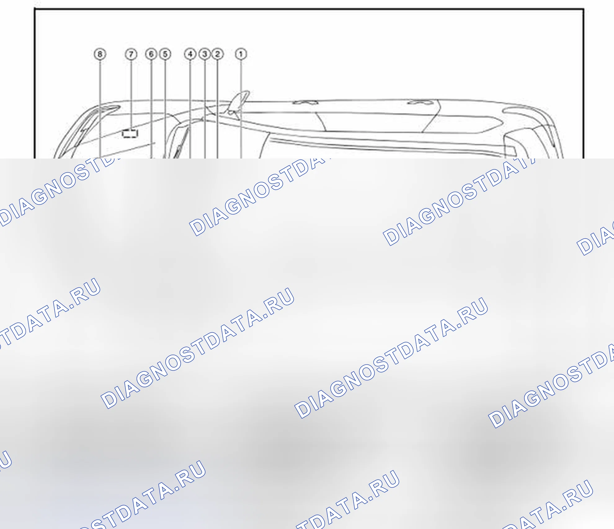 Рис. 19: Расположение компонентов. Nissan Pathfinder IV рестайлинг