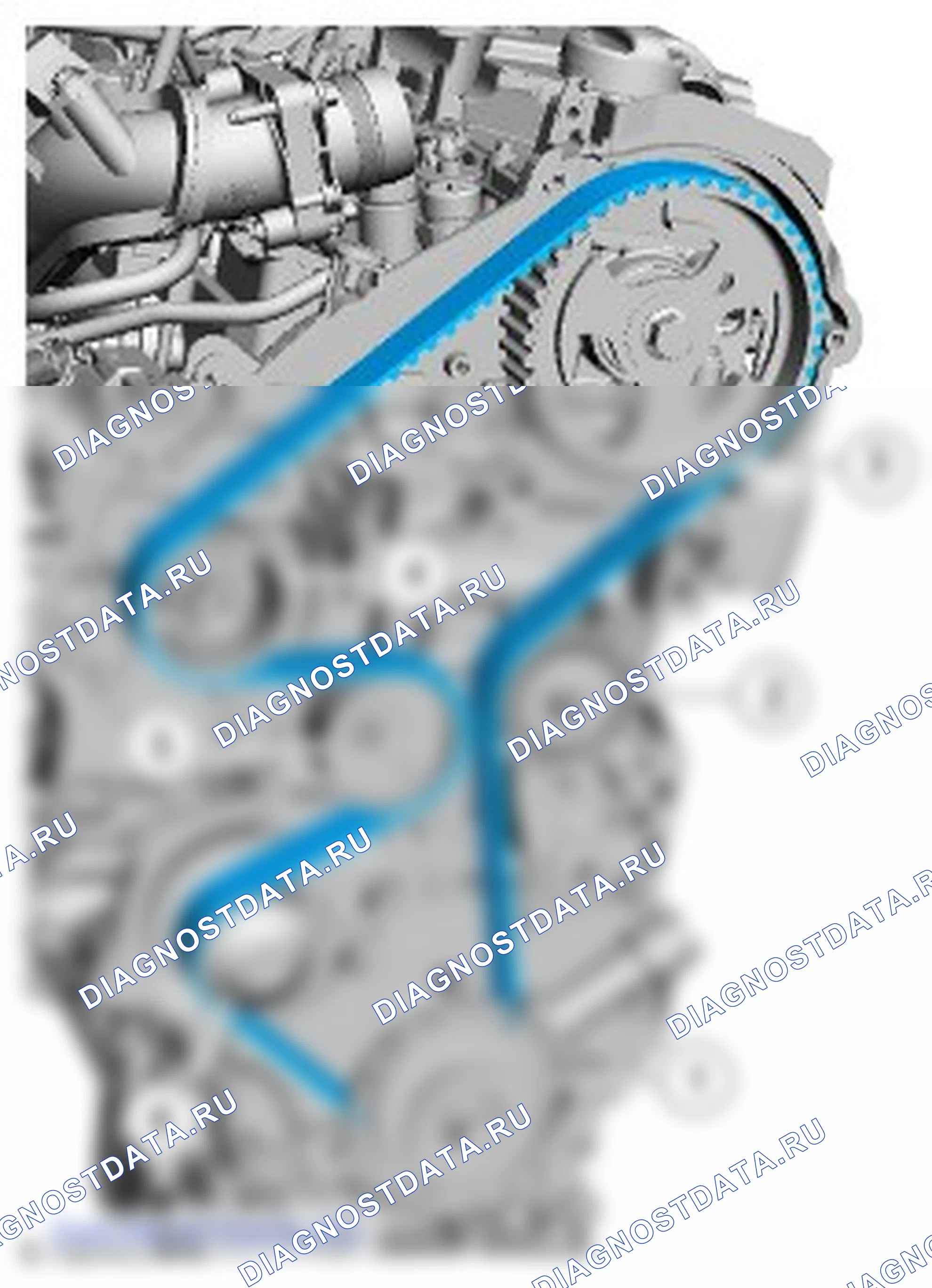 Сборка двигателя. Ford Transit Connect II