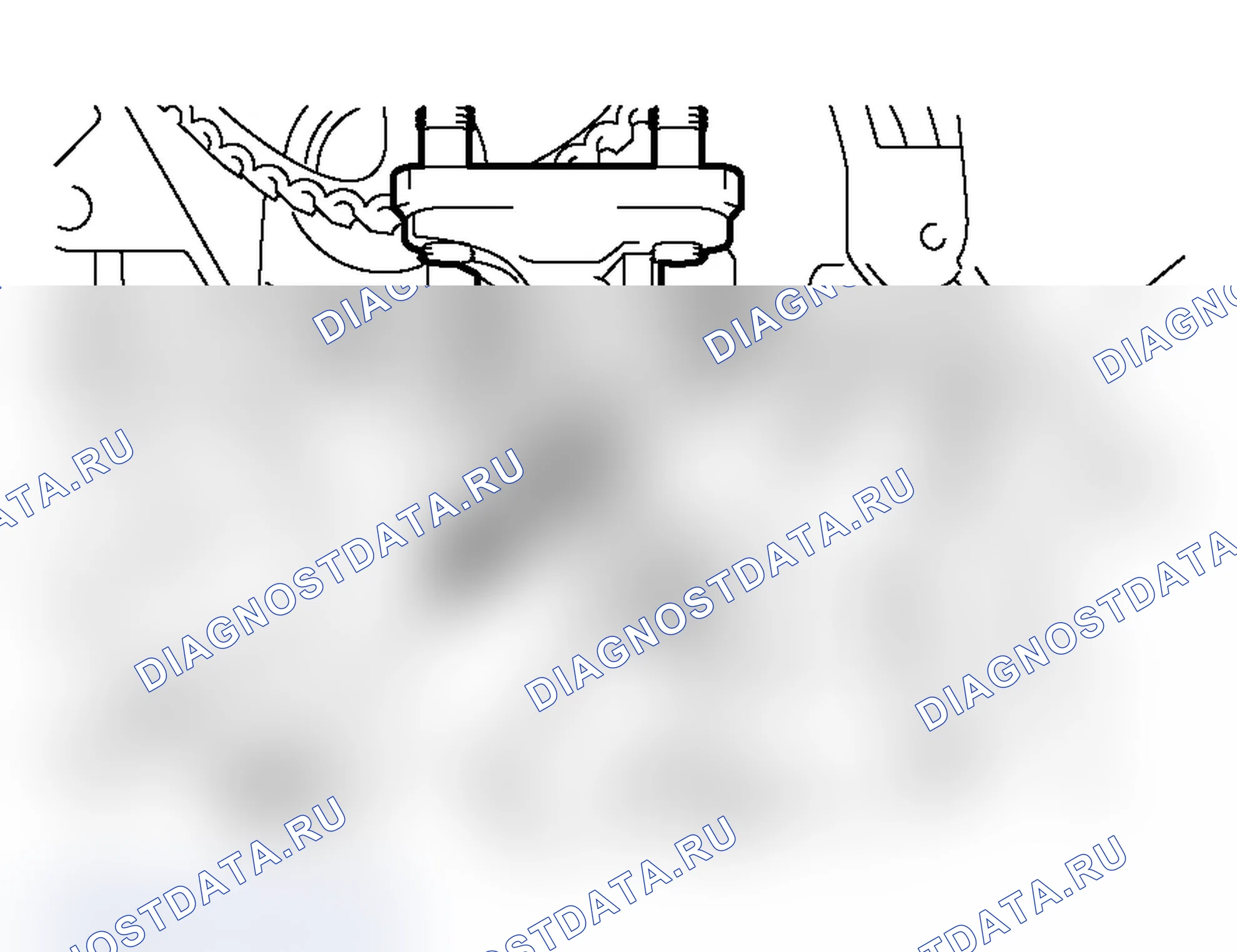 Рис. 394: >> B <<УСТАНОВКА КРОНШТЕЙНА ОПОРЫ ДВИГАТЕЛЯ. Mitsubishi Lancer Evolution IX