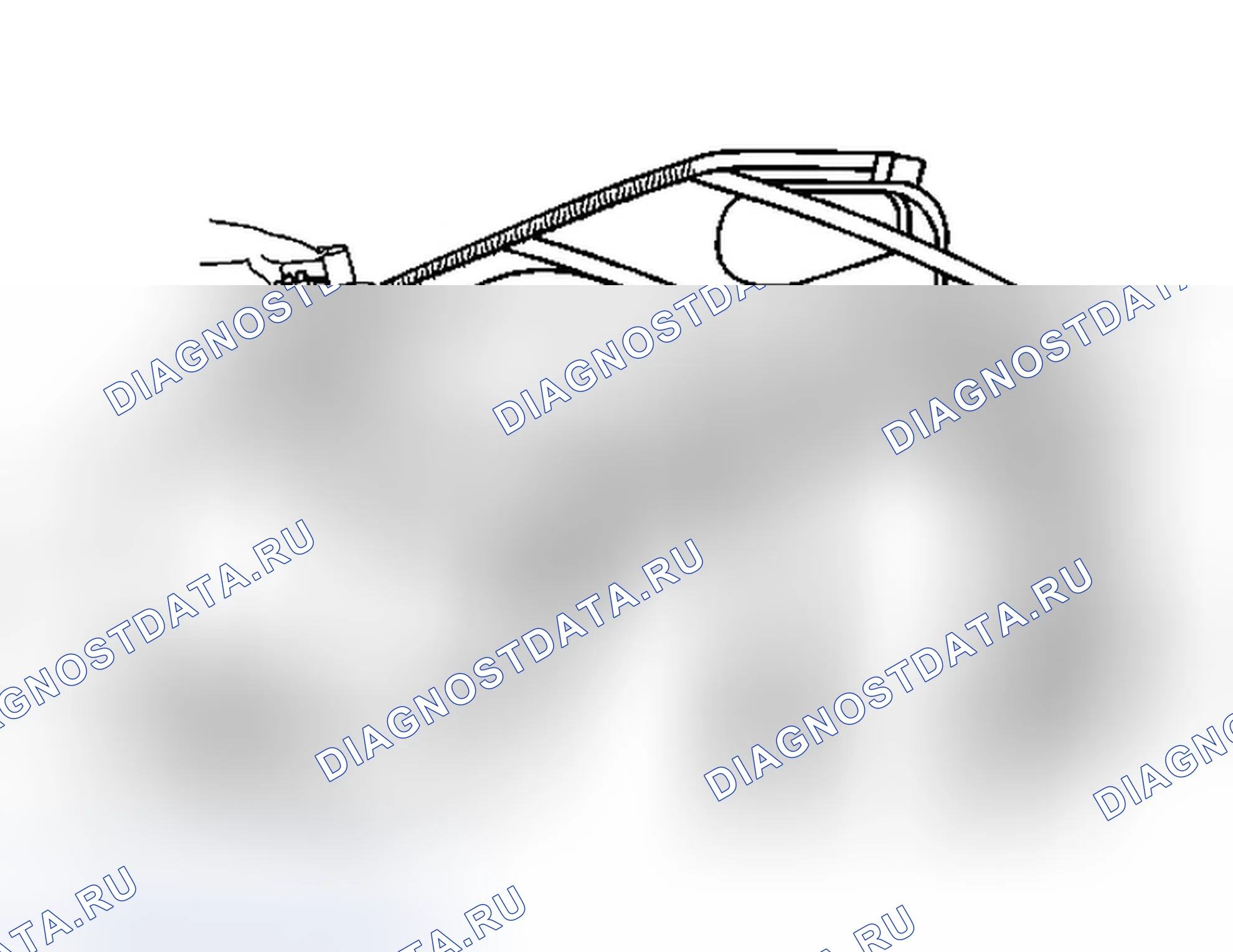 Рис. 250: Процедура установки - склеивание клеем. Buick Rendezvous I