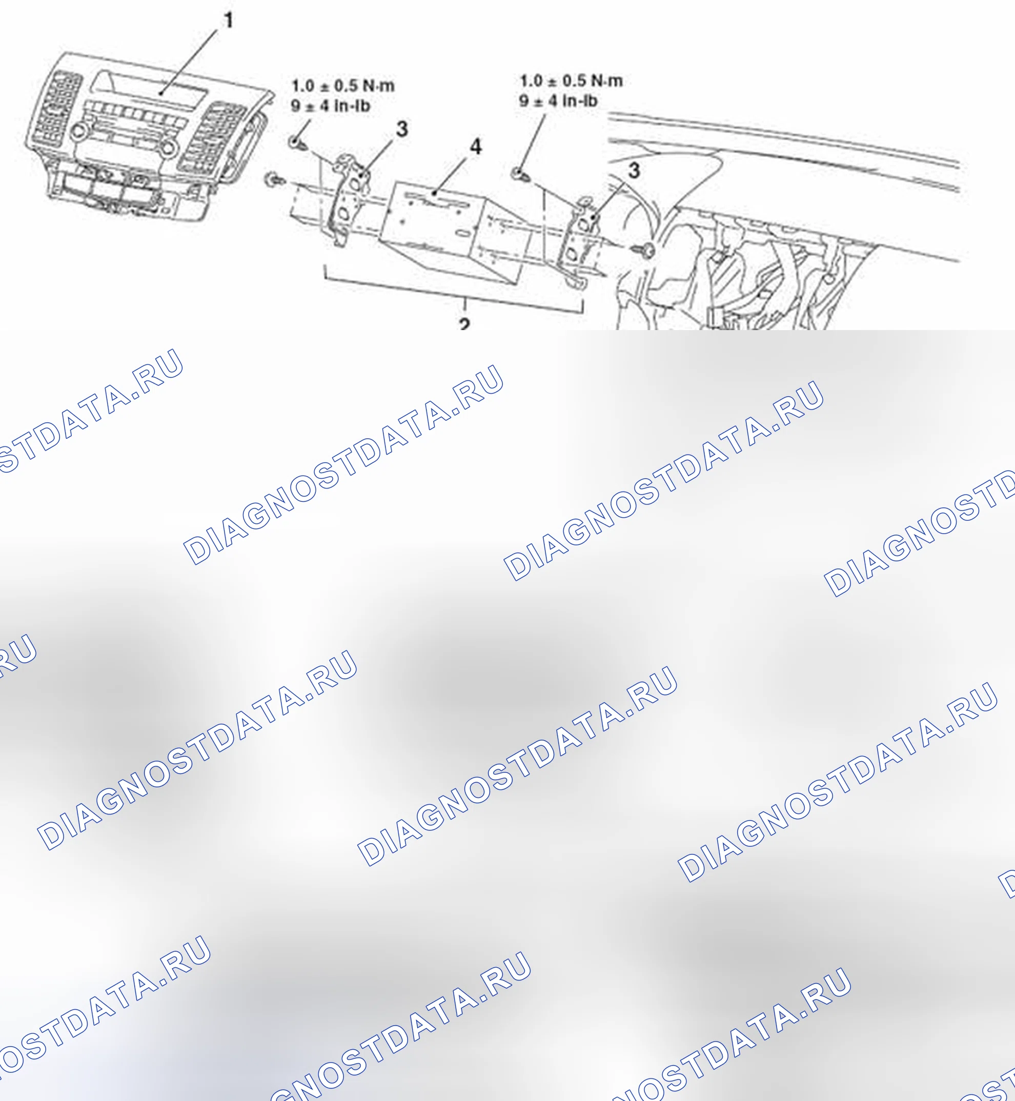 Рис. 268: ДЕМОНТАЖ И МОНТАЖ. Mazda MX-5 NB