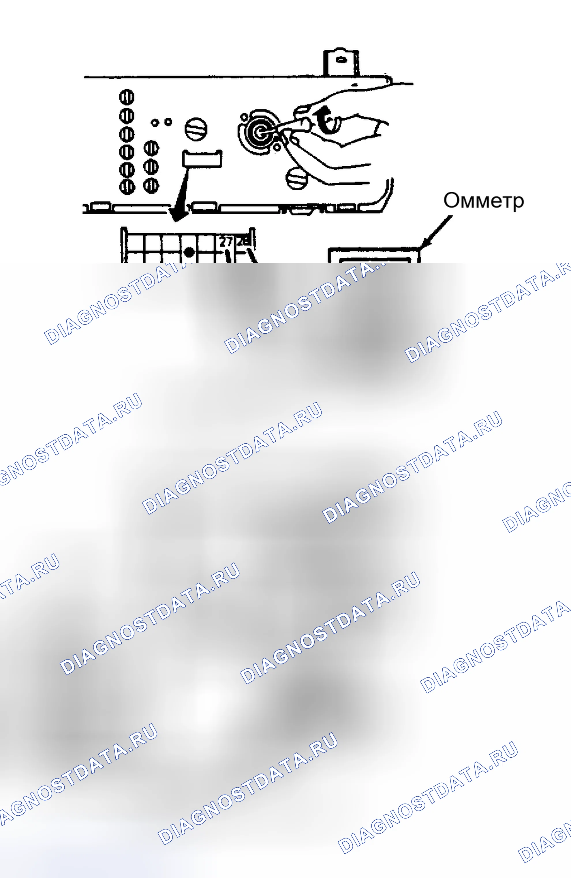 Рис. 53: ДАТЧИК СКОРОСТИ ТРАНСПОРТНОГО СРЕДСТВА. Nissan Pathfinder I