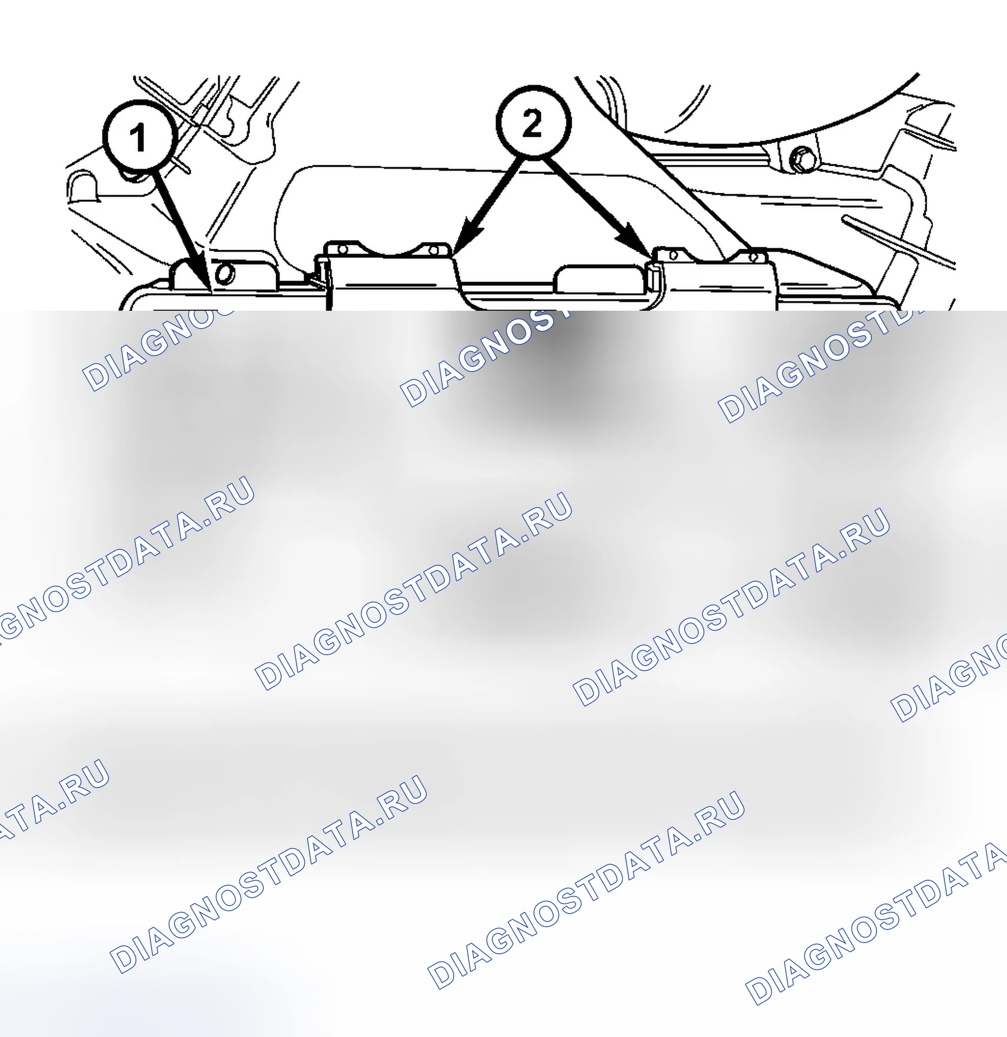 Рис. 2: ДЕМОНТАЖ. Dodge Grand Caravan IV