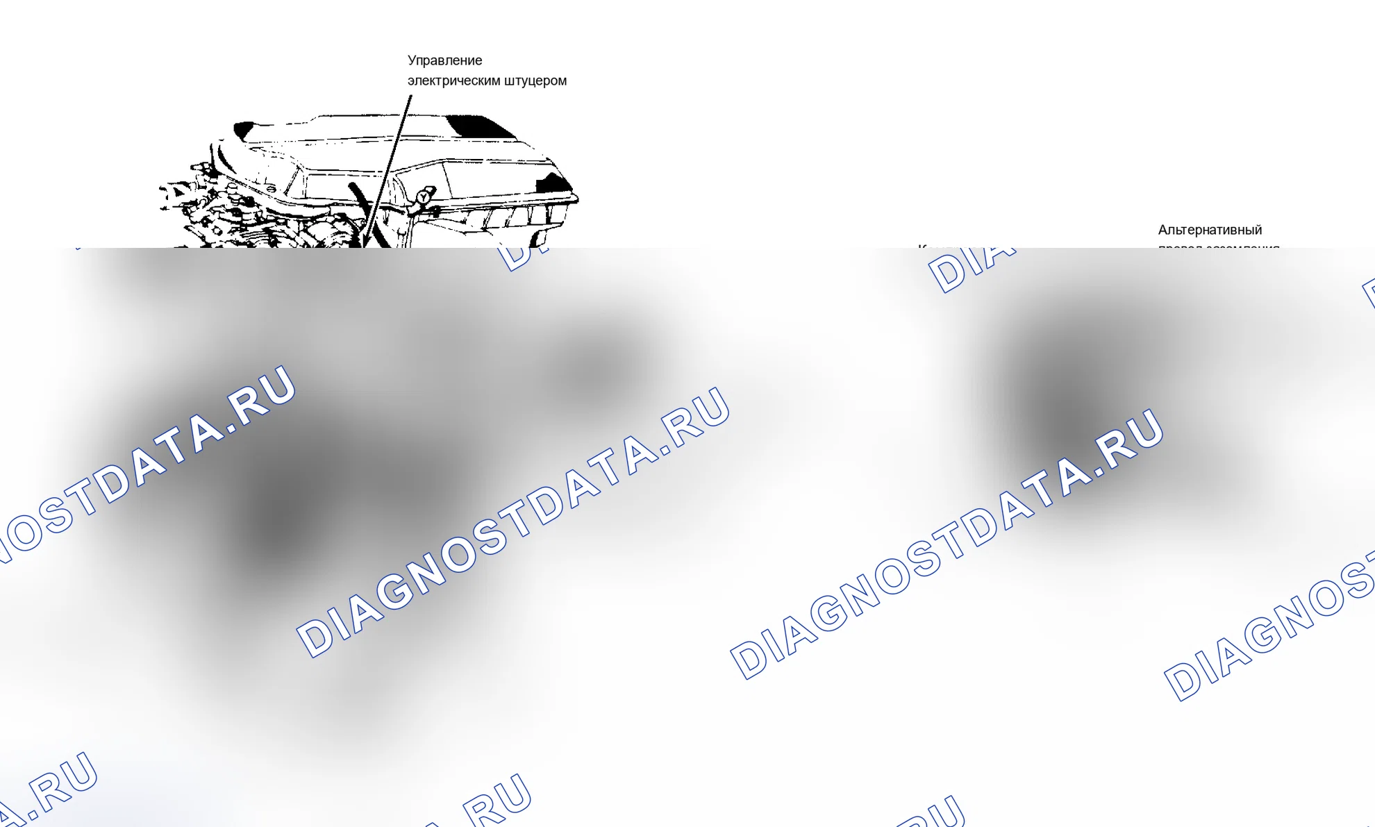 Рис. 10: Расположение компонентов (10 из 12). Chrysler LeBaron II