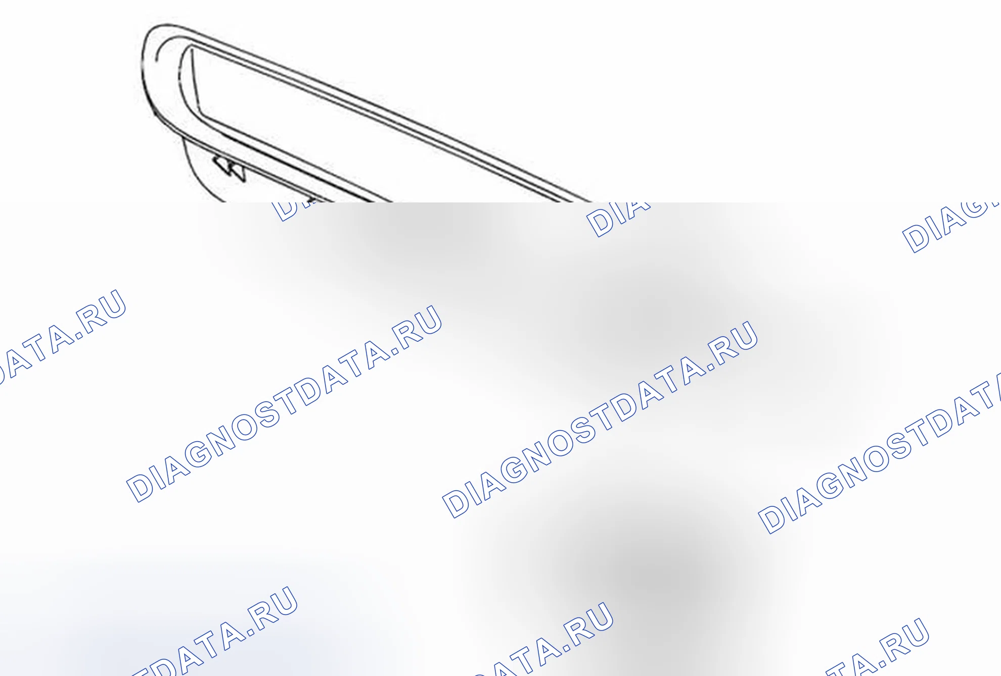 Рис. 16: Замена переключателя окна задней стороны двери. Buick Encore I