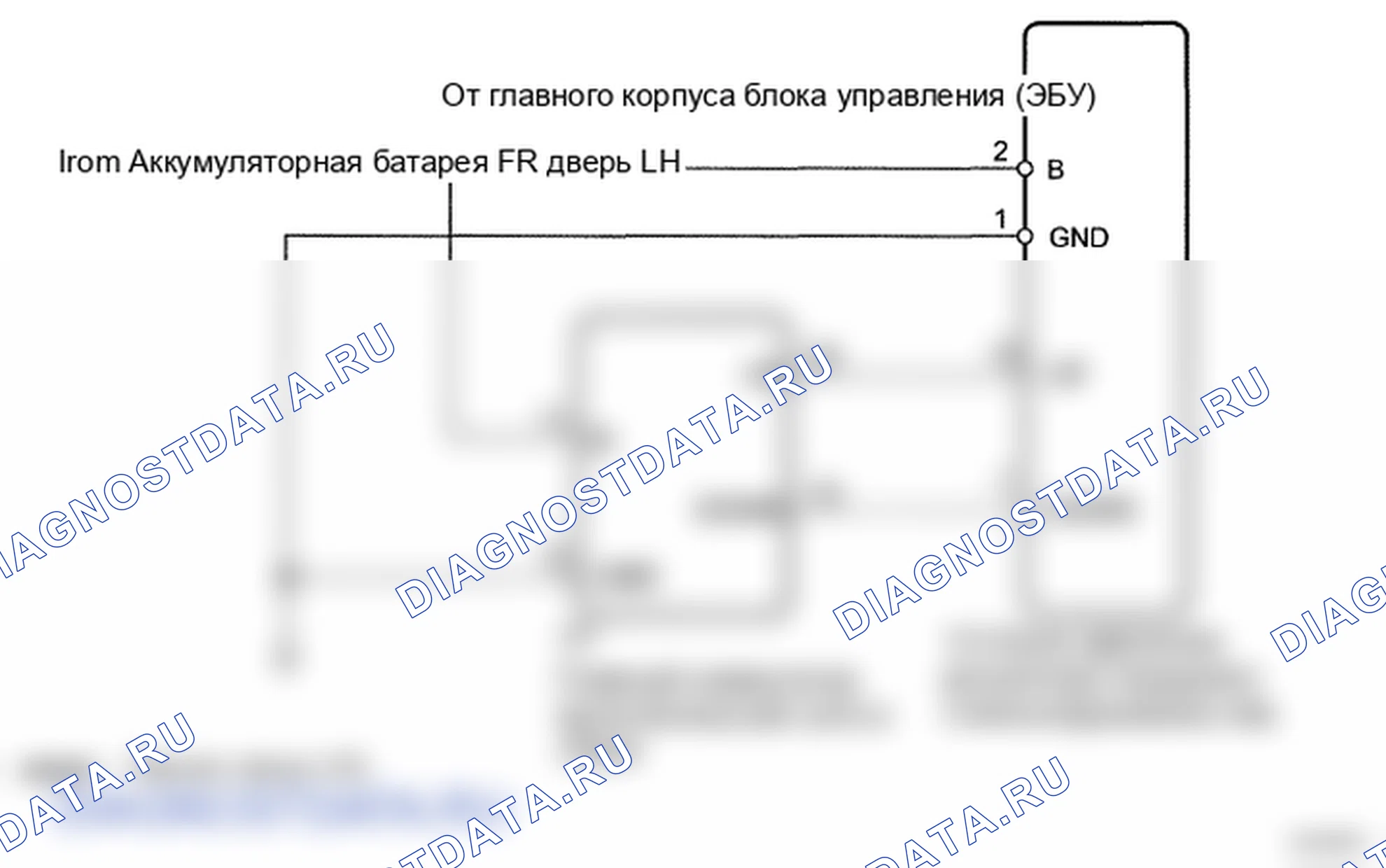 Рис. 13: электросхема. Toyota Land Cruiser 200