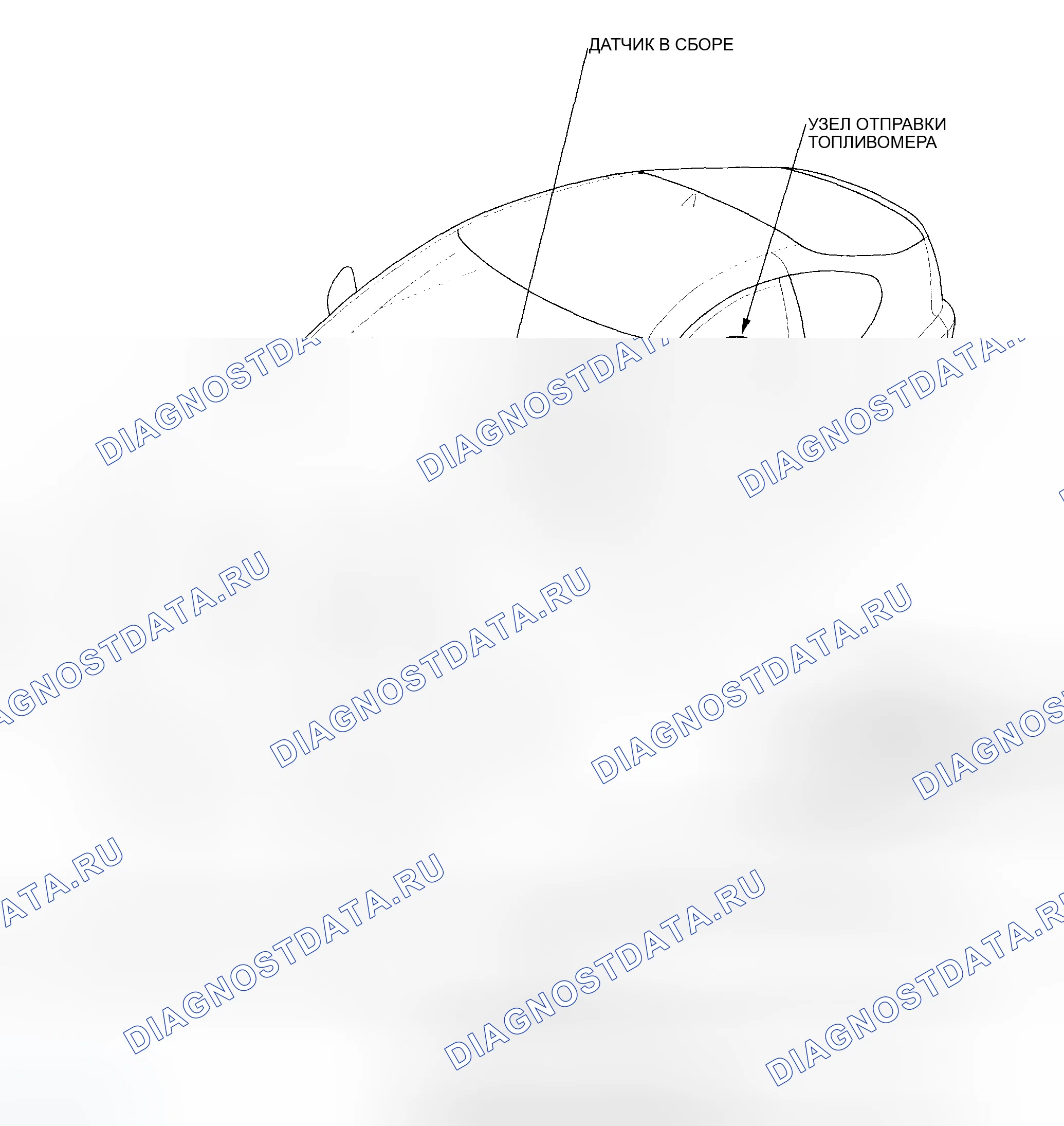 Рис. 1: Указатель расположения компонентов. Honda Insight ZE1