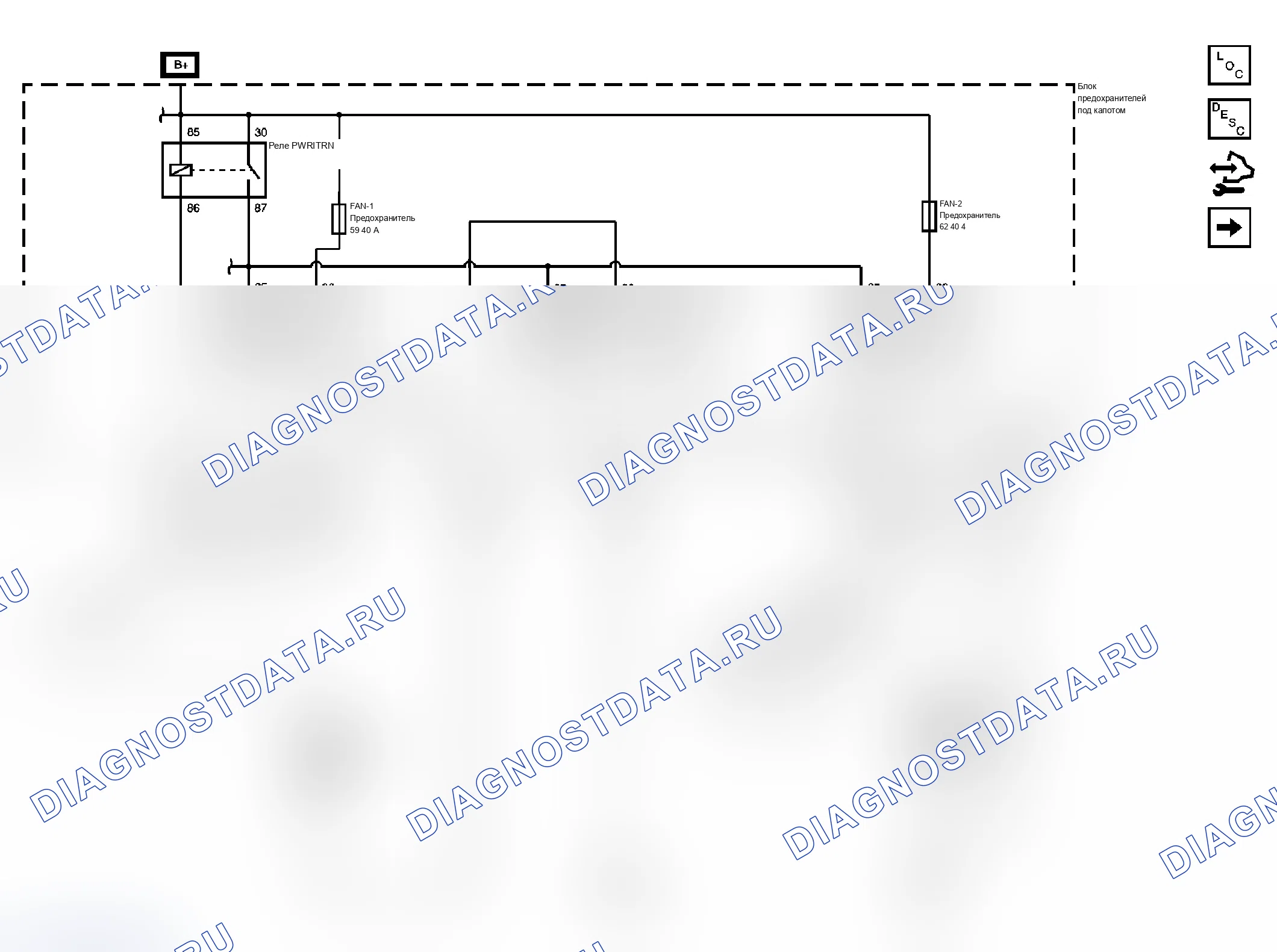 Рис. 1: Схема охлаждения двигателя. Chevrolet Silverado 2500 HD 