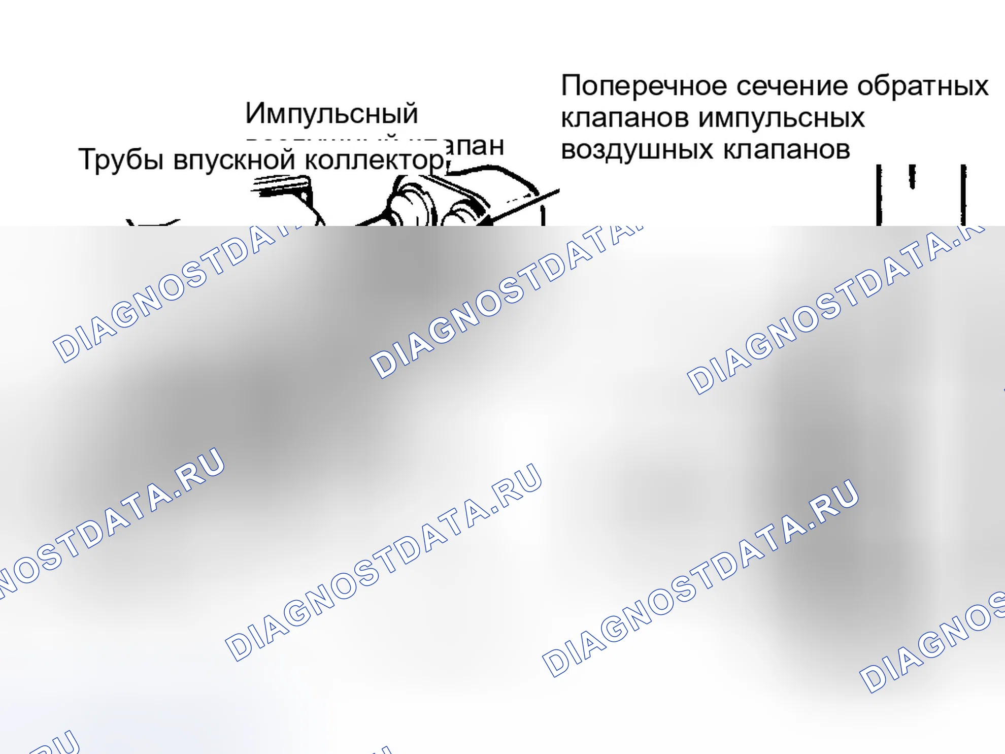 Рис. 14: Импульсная система впрыска вторичного воздуха (PAIR). Dodge Diplomat I