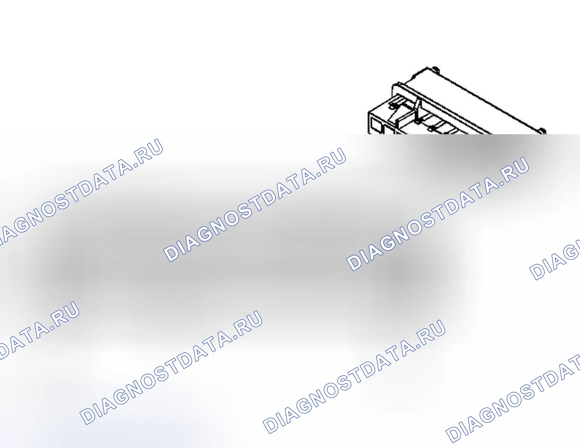 Рис. 4: Многофункциональный коммутатор - подвесная консоль C2 (A20). Chevrolet Uplander I