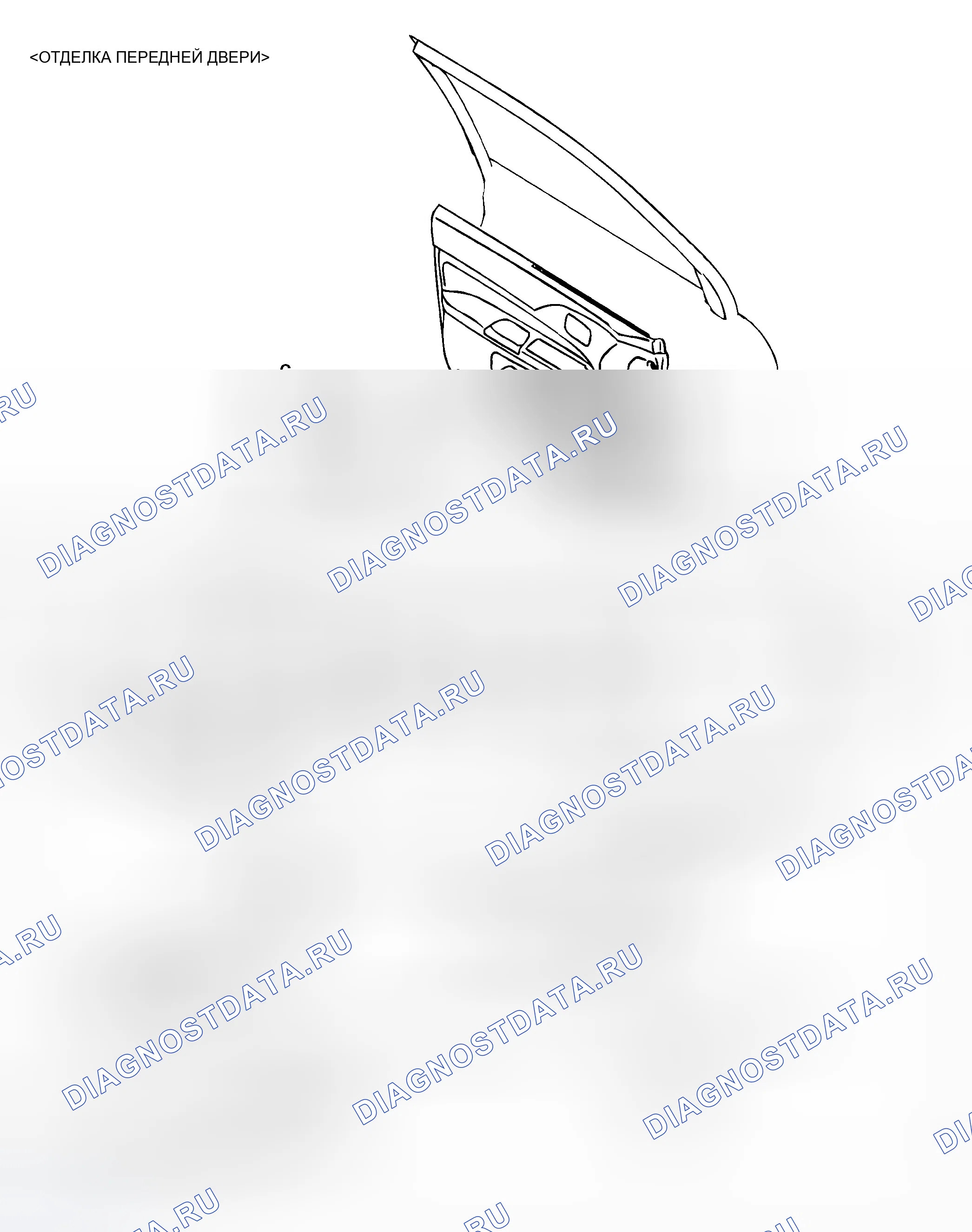 Рис. 57: Положения зажимов и захватов. Mitsubishi Lancer Evolution IX