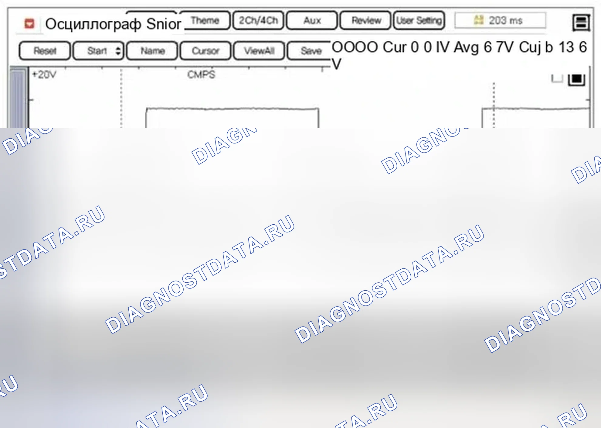 Рис. 9: Форма сигнала. Hyundai Elantra V