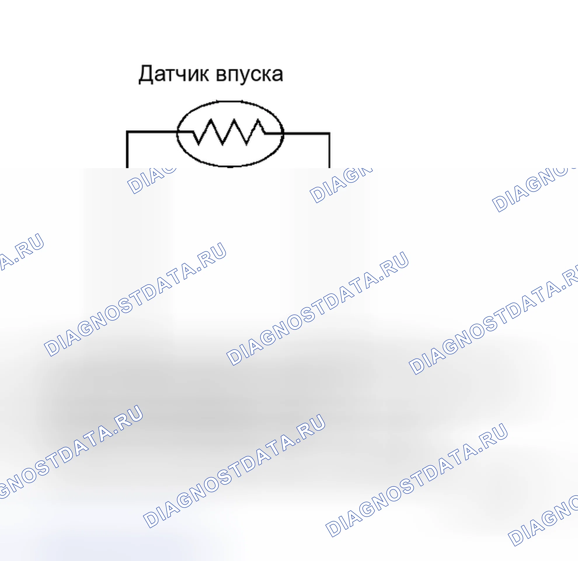 Рис. 73: ПРОЦЕДУРА ДИАГНОСТИКИ ДАТЧИКА ВПУСКА. Honda Logo I