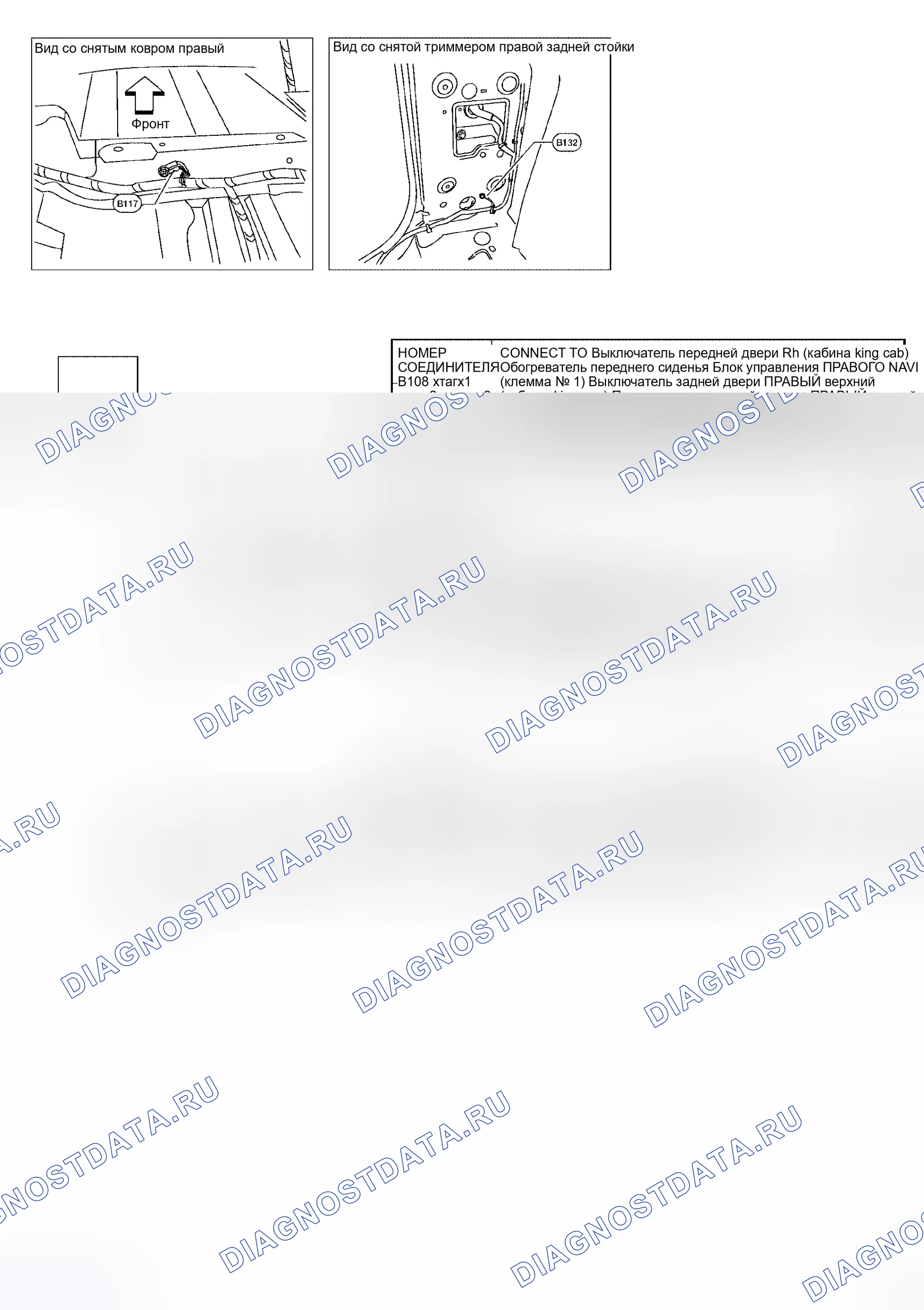 Рис. 21: ЖГУТ ТЕЛА № 2. Honda Torneo I