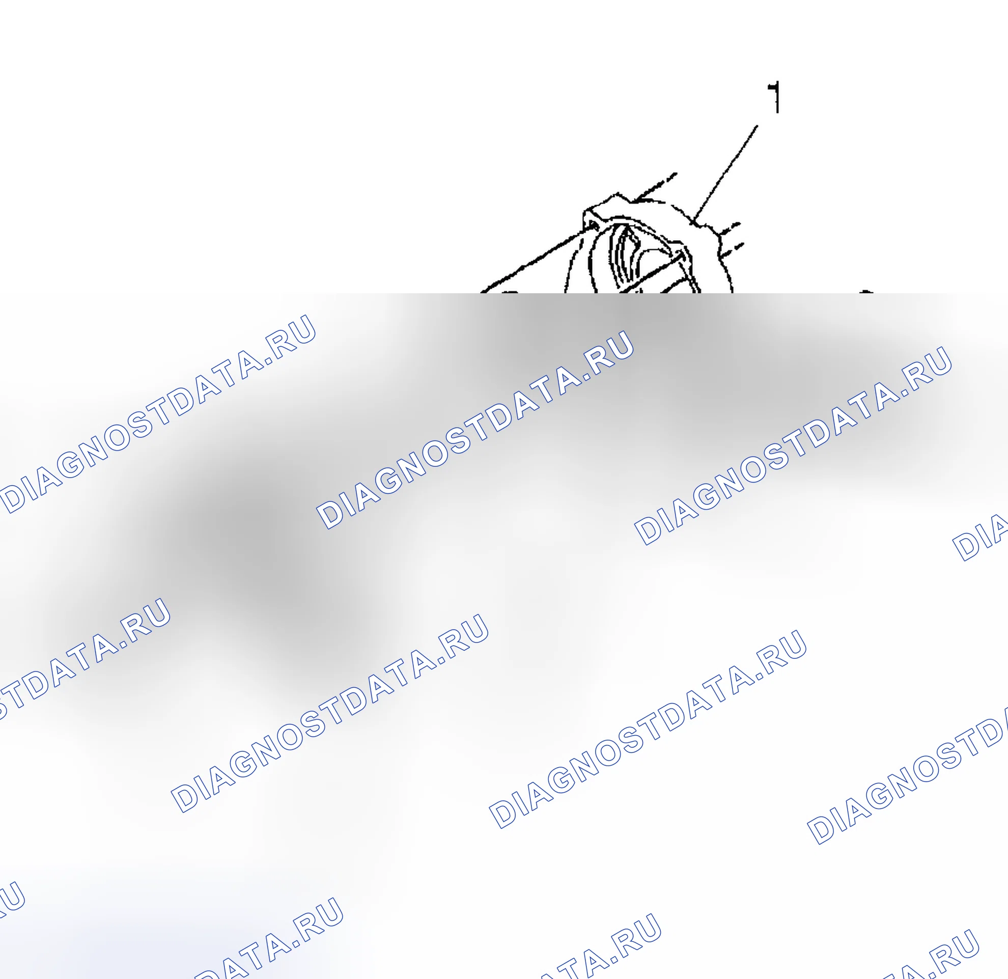 Рис. 1558: Масляный насос в сборе. Hyundai Terracan I