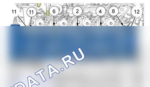 Снятие - Установка: держатель распределительного вала — b1dg0fxd. Citroen C-Elysee I