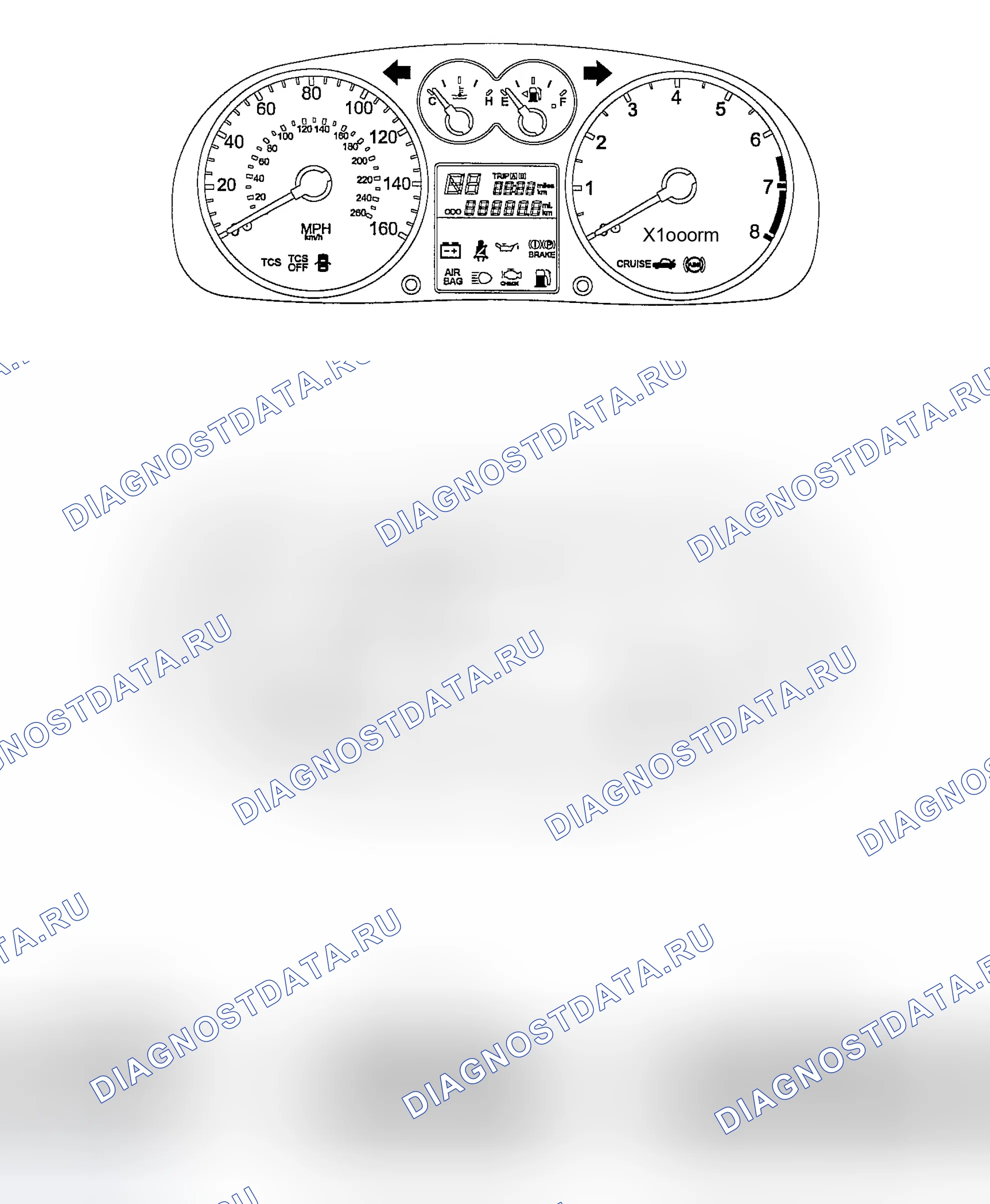Рис. 1: КОМПОНЕНТЫ. Hyundai Tiburon II