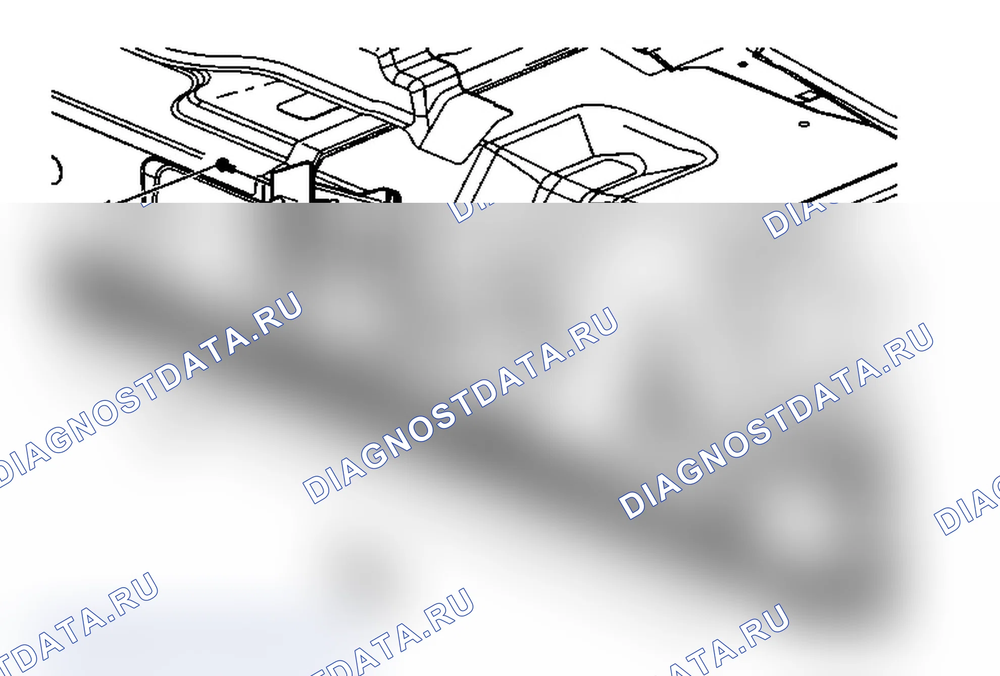 Рис. 26: Замена контроллера вспомогательного шага (питание BRS). Chevrolet Tahoe III
