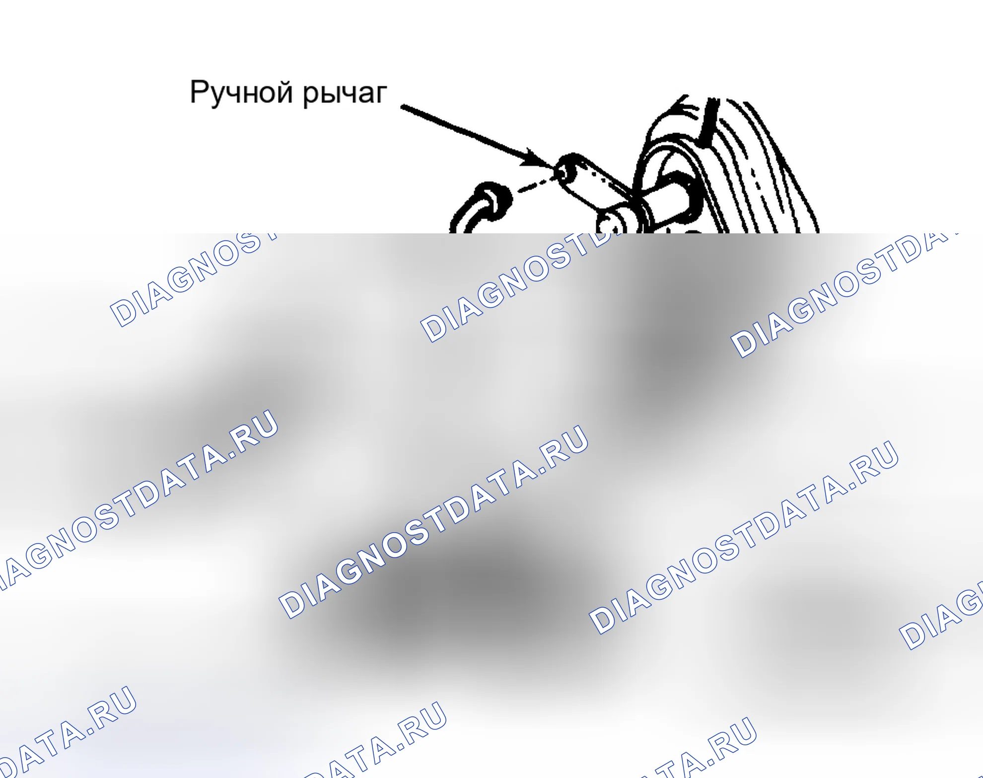 Рис. 110: Регулировка рычажного механизма переключения колонок (коробки передач C-3 и C-5) Cougar, LTD, Marquis и Thunderbird. Ford Thunderbird IX